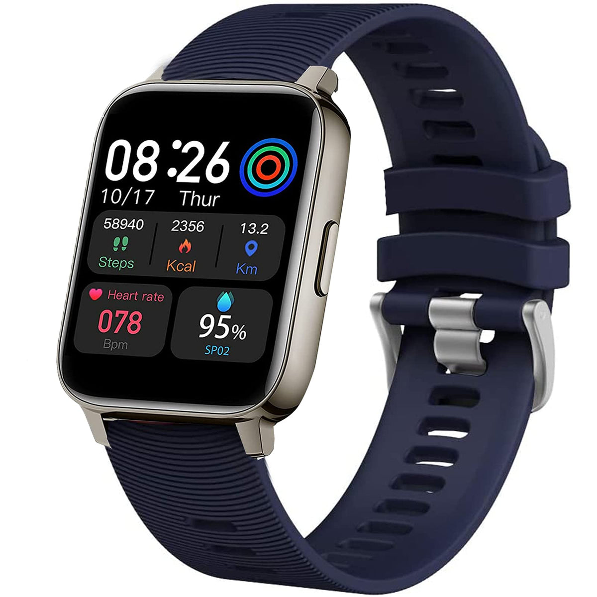 Compatible For Motast 1.69 '' Smartwatch Band, Sport Silicone Replacement Straps Compatible For Mugo P36A / Agptek 1.69 '' / Tog