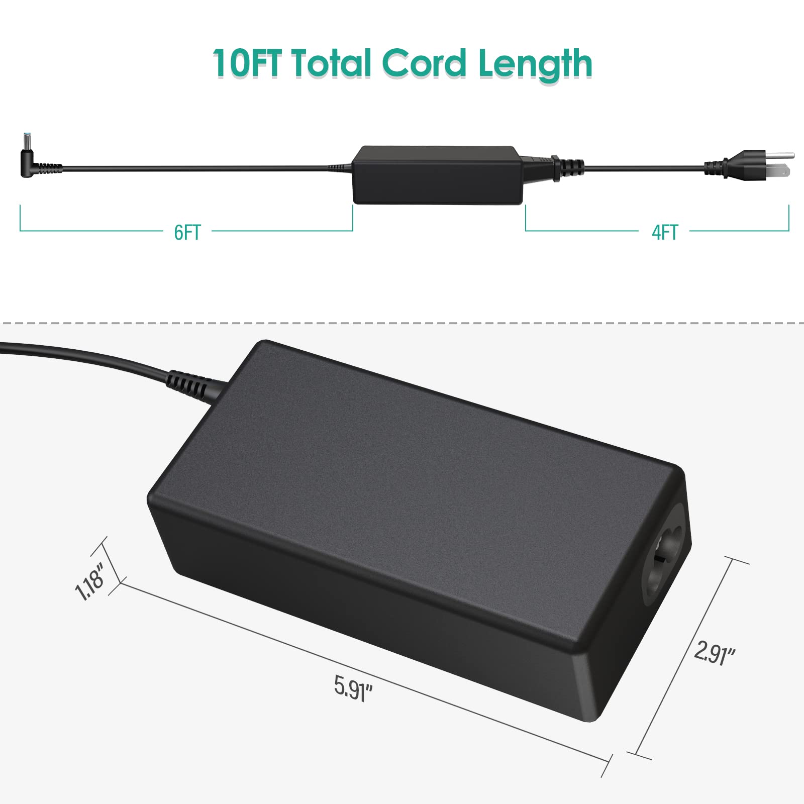 New 19.5V 65W 45W Laptop Charger For Hp Stream 11 13 14, Probook 430 440 450 455 470 640, Elitebook 745 820 830 840 850 Chromebo