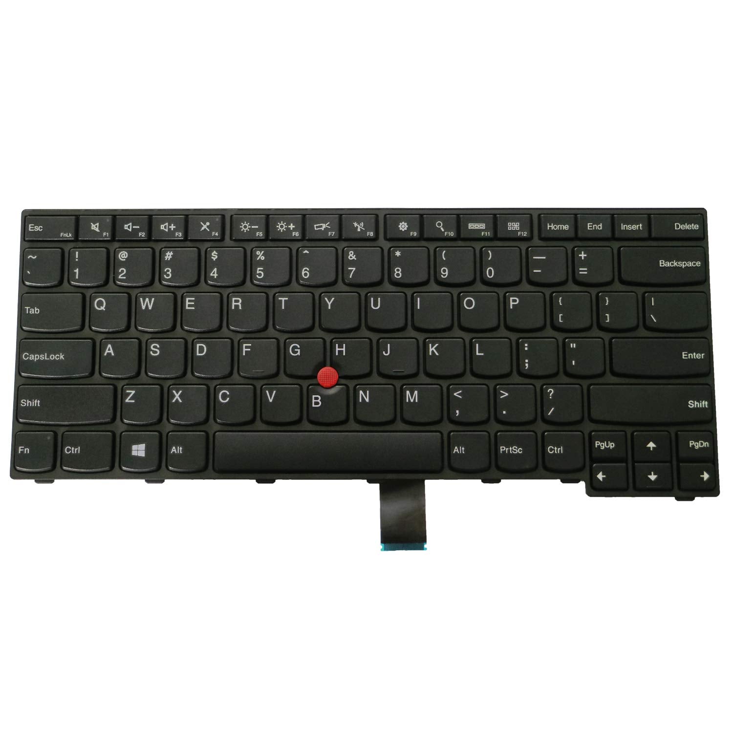 AUTENS Laptop Replacement Keyboard for Lenovo ThinkPad E450 E450c E455 E460 E465 W450 Laptop No Backlight
