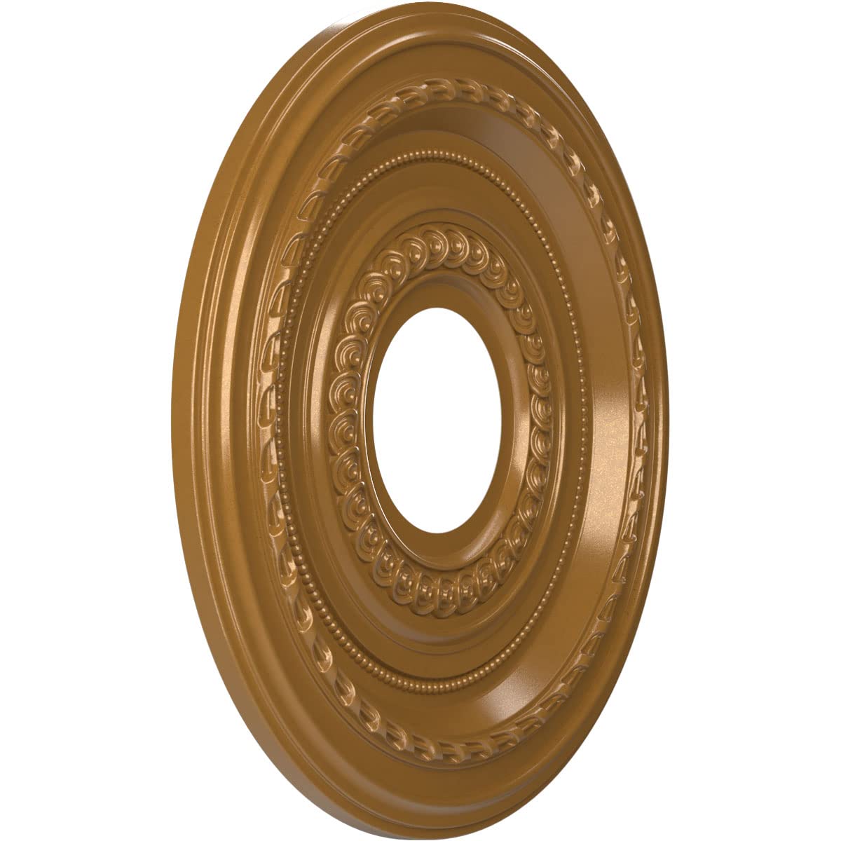 Ekena Millwork Cmp13Codvg Cole Thermoformed Pvc Ceiling Medallion (Fits Canopies Up To 4 1/4), 13Od X 3 1/2Id X 3/4P, Universal