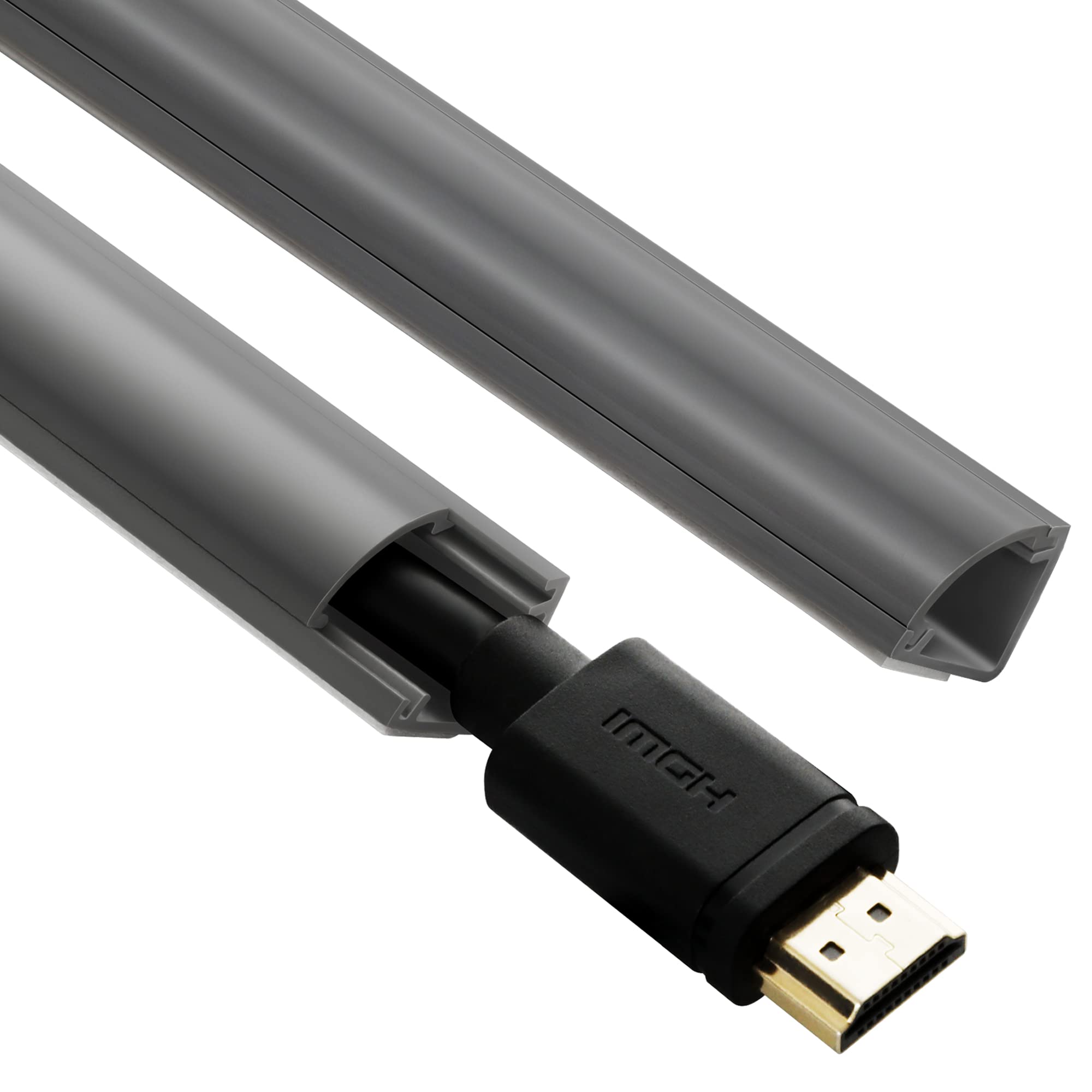 136In Corner Cable Concealer, Corner Cord Hider For One Cord, Wire Covers For Cords, Paintable Corner Cord Cover, Cable Manageme