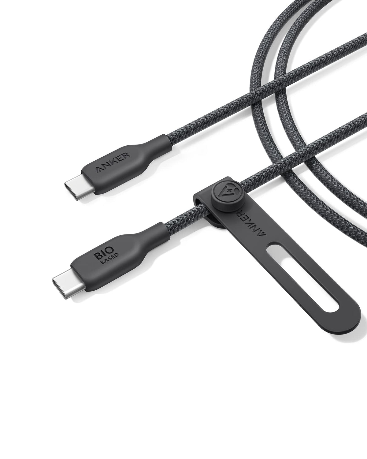 Anker Usb C To C Charger Cable (240W, 6Ft), Bio Braided For Iphone 15/15 Plus/ 15 Pro/ 15 Pro Max, Macbook Pro 2020, Ipad Pro 20