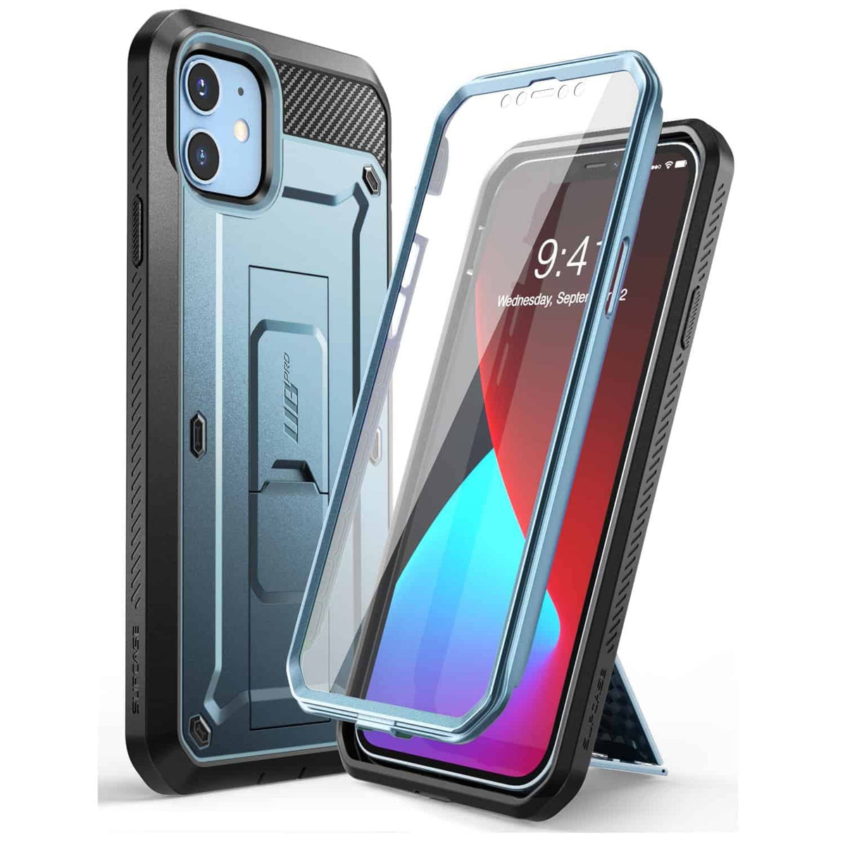 Supcase Unicorn Beetle Pro Series Case For Iphone 12 Mini (2020 Release) 5.4 Inch, Built In Screen Protector Full Body Rugged Ho