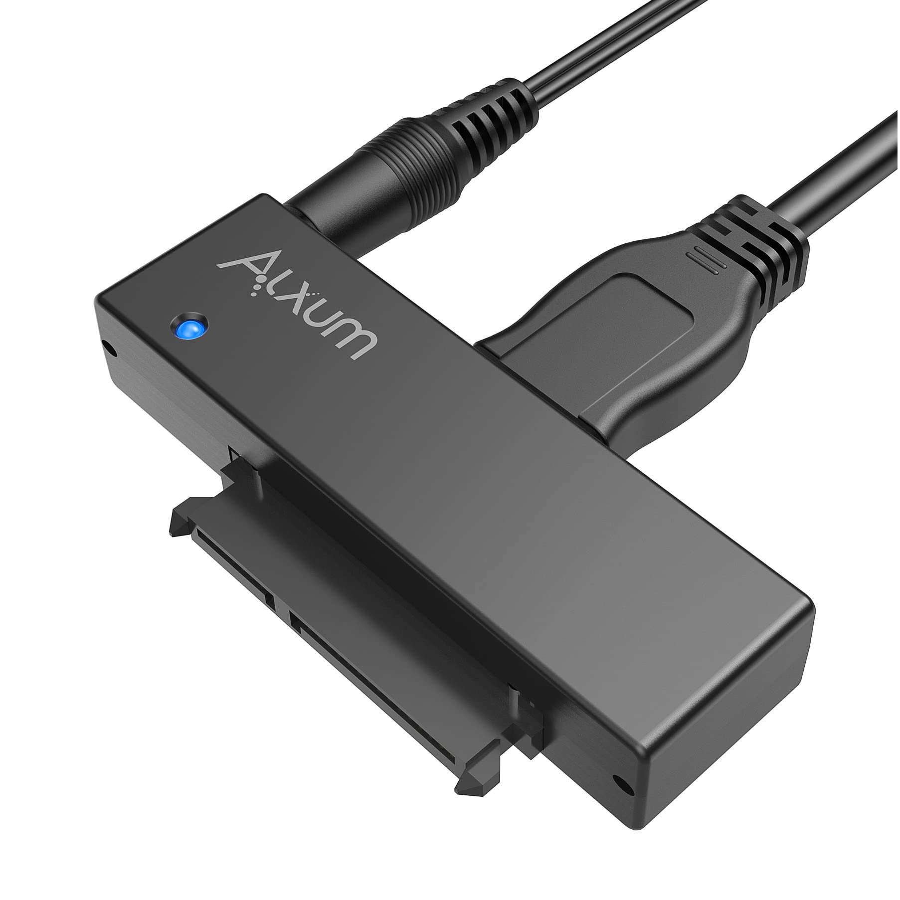 Alxum Usb 3.0 To Sata Converter Cable For 2.5 & 3.5 Inches Ssd Hdd, Hard Drive Adapter With 12V 2A Power Adapter And Usb 3.0 Cab