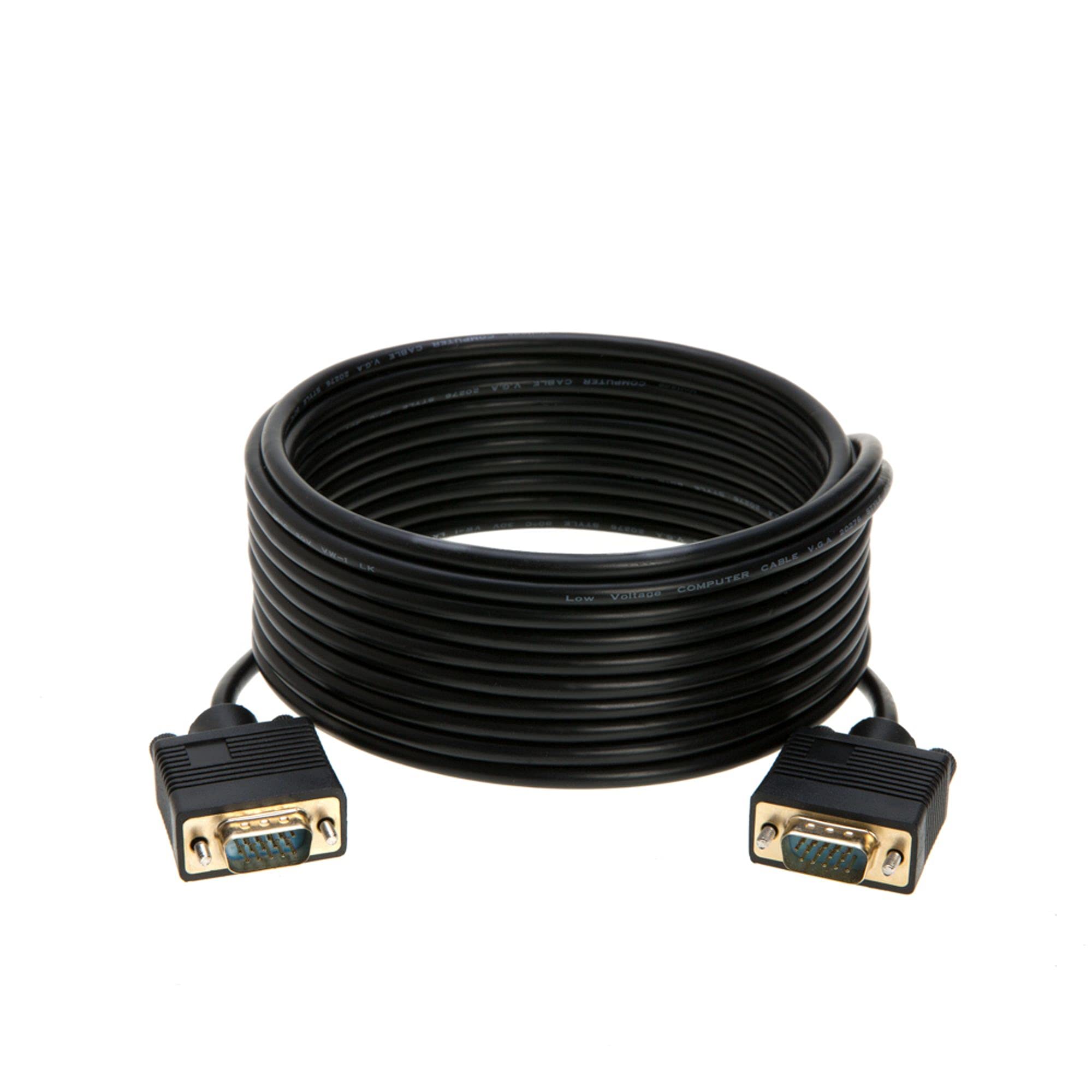 Cables Direct Online 30Ft Svga Monitor Cable   Male To Male Vga To Vga 1080P For Pc, Projector, Laptop, Tv