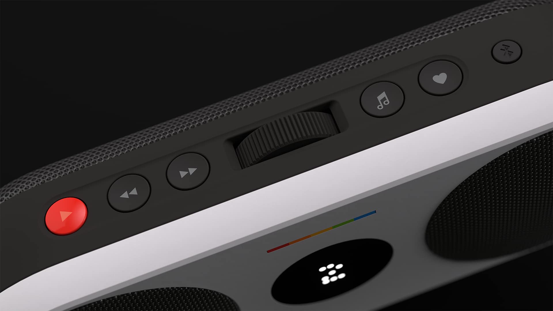 Polaroid P2 Music Player (Black) - Powerful Portable Wireless Bluetooth Speaker Rechargeable With Dual Stereo Pairing