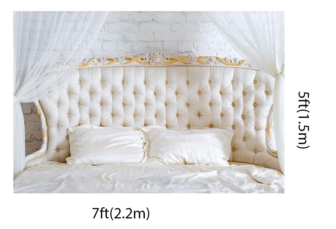 Kate 7X5Ft Boudoir Photography Backdrops Elegant Bedroom Headboard Photo Studio Background With Pillows Decoration Baby Shower N