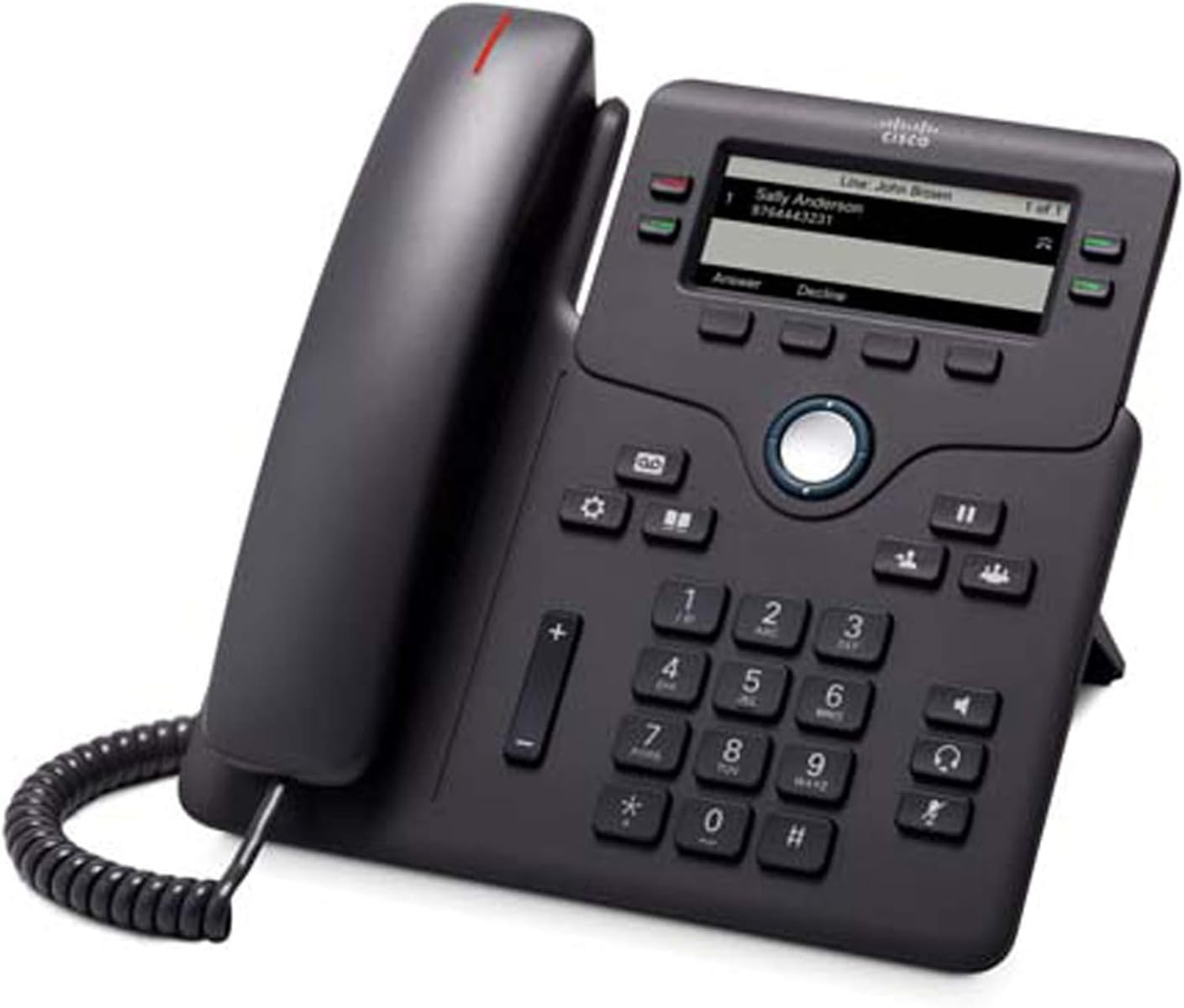 Cisco Ip Business Phone 6861 With Multi Platform Phone Firmware, 3.2 Inch Display, Ethernet And Wi Fi Connectivity, 1 Year Limit