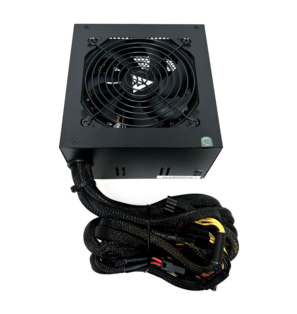 Apevia Spirit600W Spirit 600W Atx Power Supply With Auto Thermally Controlled 120Mm Fan, 115/230V Switch, All Protections