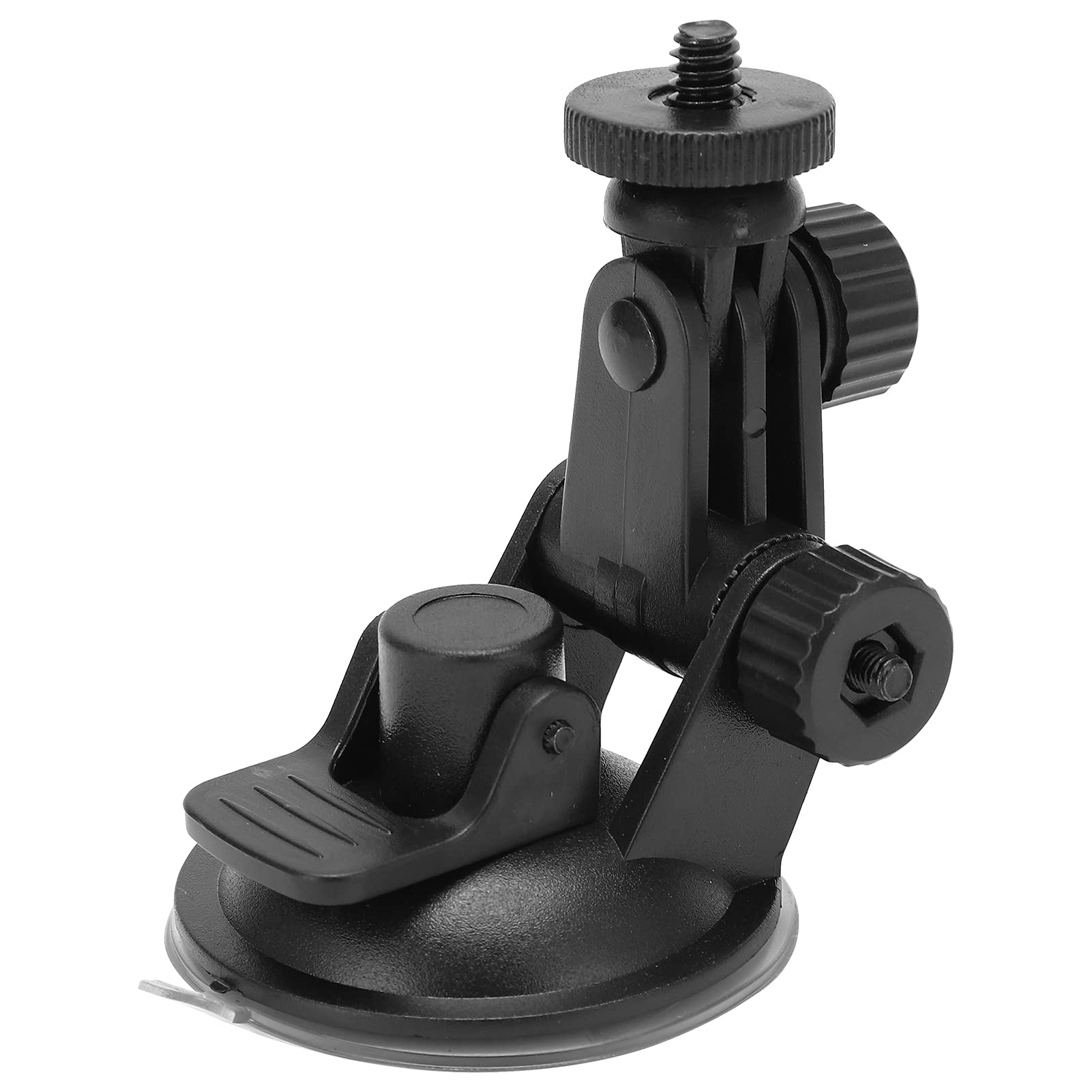 Small Car Suction Cup Mount, Mini Automobile Data Recorder Suction Stand, Car Front Windshield Suction Cup With 1/4 Inch Screw,