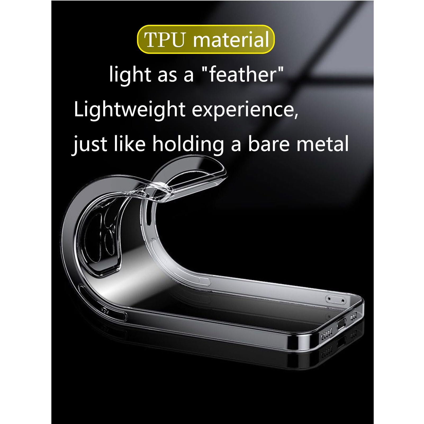 Aqggiixy Phone Case For Motorola Edge 50 Pro (6.70''), With 2 X Tempered Glass Screen Protector, Ultra Thin Clear Soft Tpu Bumpe