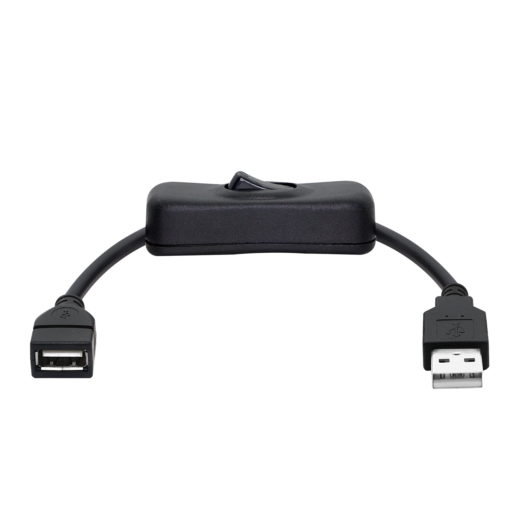 Pngknyocn 20Cm Male To Female Usb Cable With On/Off Switch, For Usb Fan, Led Desk Lamp And Other Computer Peripheral Low Power E
