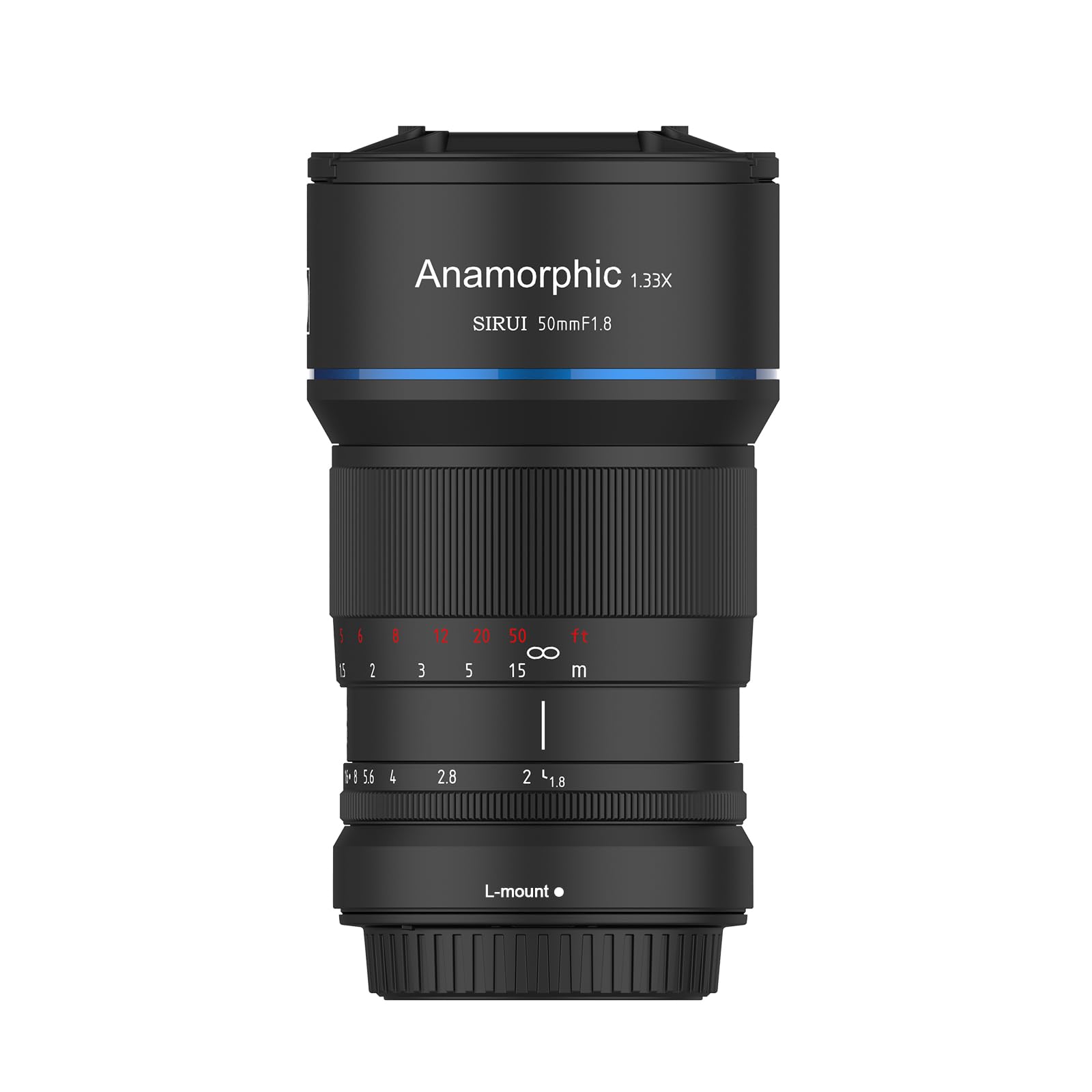 Sirui 50Mm F1.8 1.33X S35 Anamorphic Lens For L Mount, Blue Flare