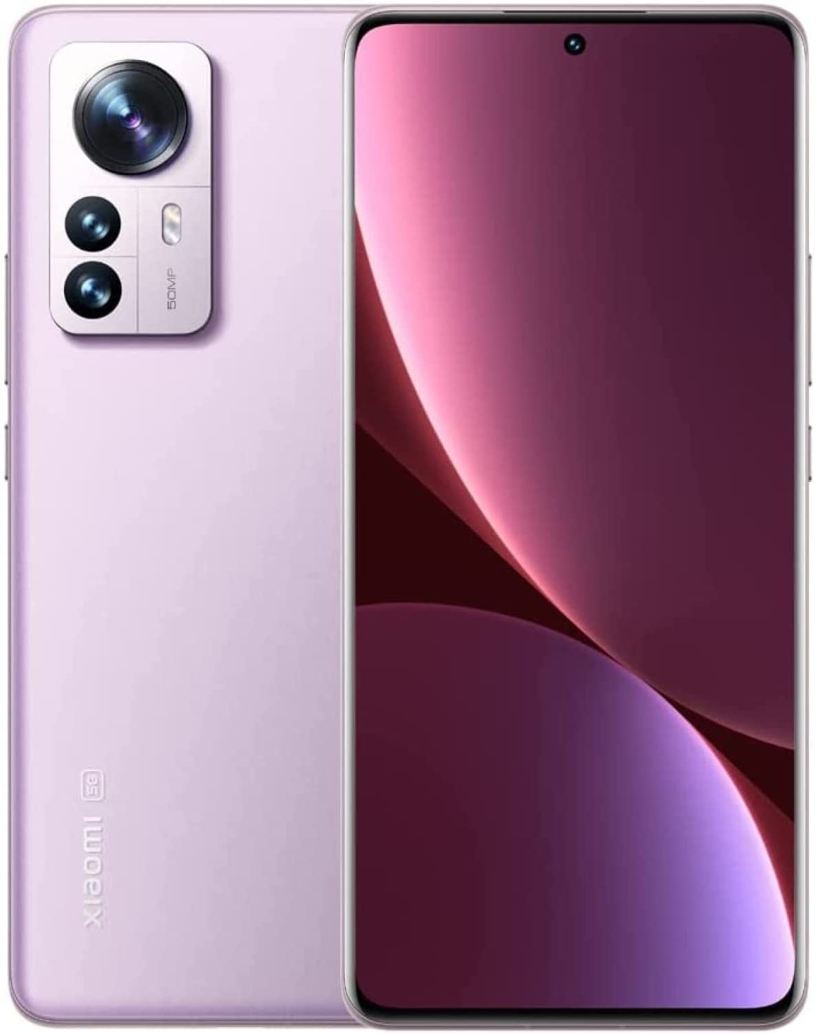 Xiaomi 12 5G + 4G Lte 256Gb + 12Gb Snapdragon� 8 Gen 1 Global Unlocked 50Mp Pro Grade Camera (Only T Mobile/Metro/Mint/Tello Usa Market) + (W/Fast Car Charger Bundle) (Purple Global)