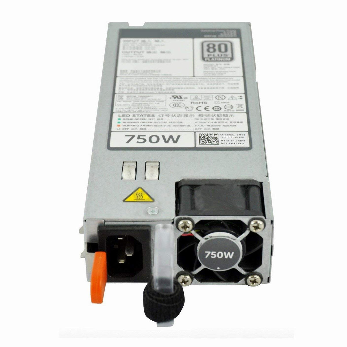Dell W0CTF 750watt Hot Plug Power Supply for Poweredge R620 R720 and