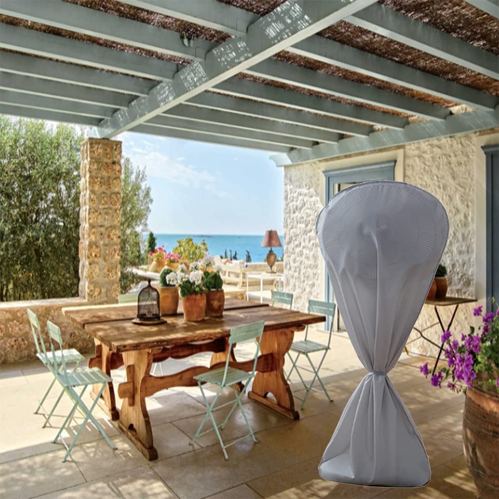 Bosking Electric Fan Dust Cover 420D Heavy Duty Standing Round Fan Cover Washable All Electric Fan Sleeve Waterproof Dustproof P