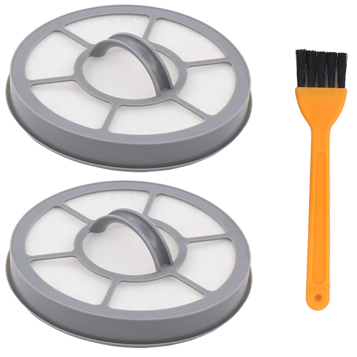 Applianpar Pack Of 2 Vacuum Filter With Brush Replacement For Eureka Airspeed Ef 7 As3001A, As3008A, As3011A, As3030A Part # 091