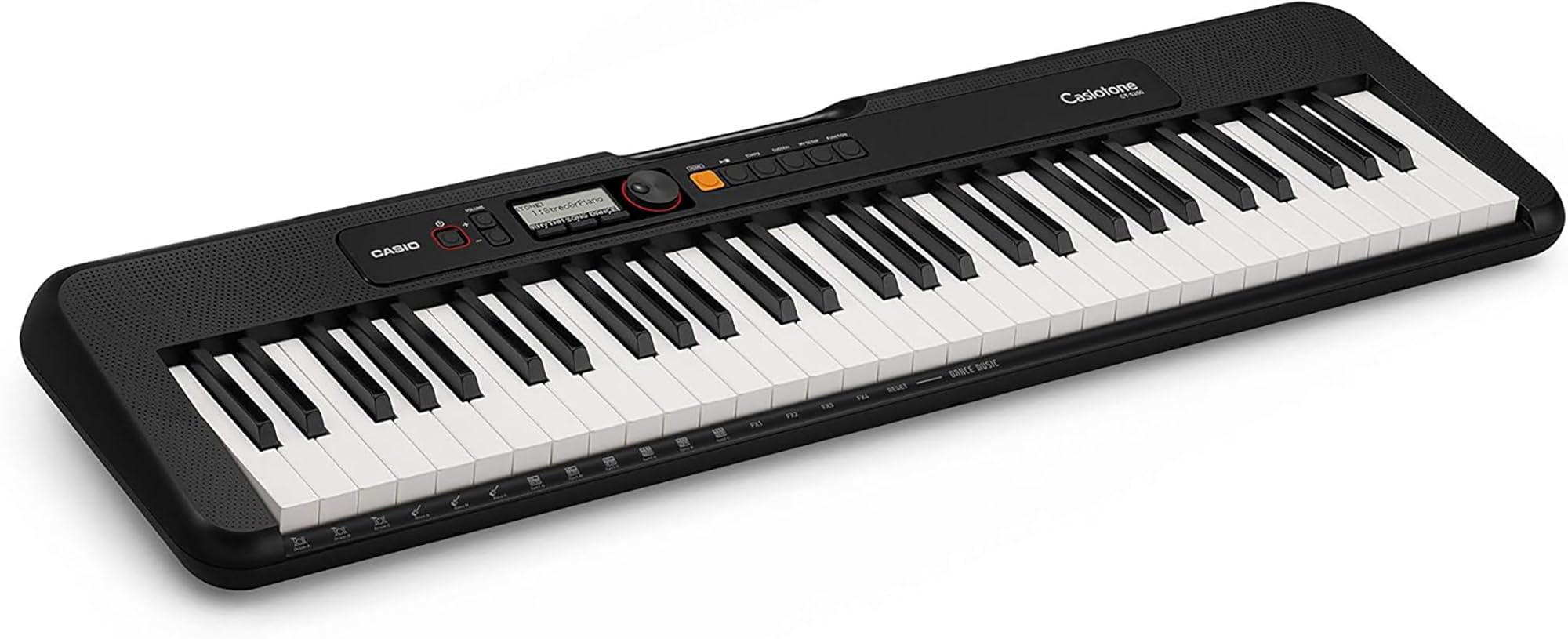 Casio Casiotone Ct S200Bk 61 Key Portable Keyboard   Black Bundle With Headphones, Austin Bazaar Instructional Video And Polishi