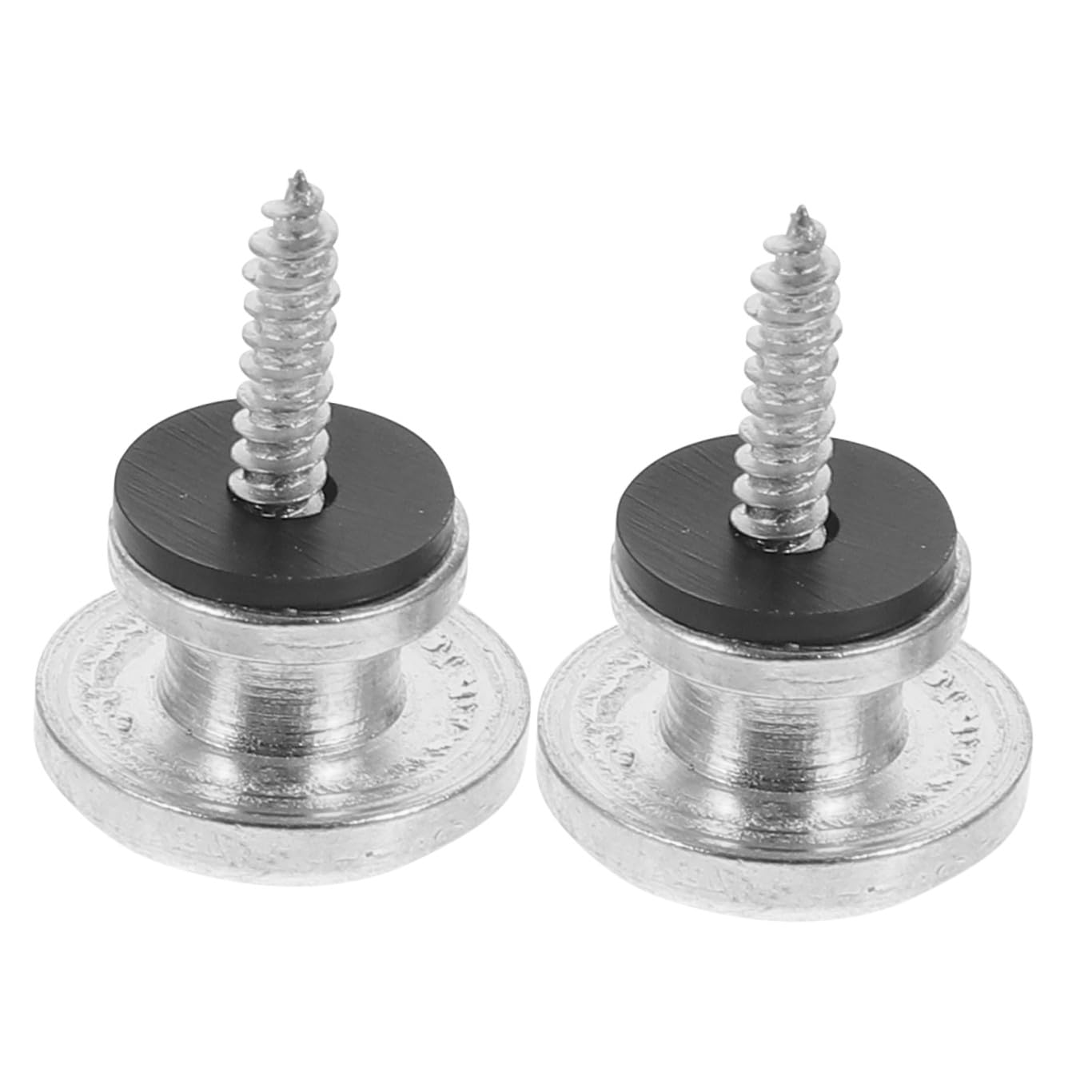 Abaodam 2pcs Metal Guitar Strap Locks End Pins for Electric Acoustic and Bass Guitars Easy to Install Durable Design Smooth Surf
