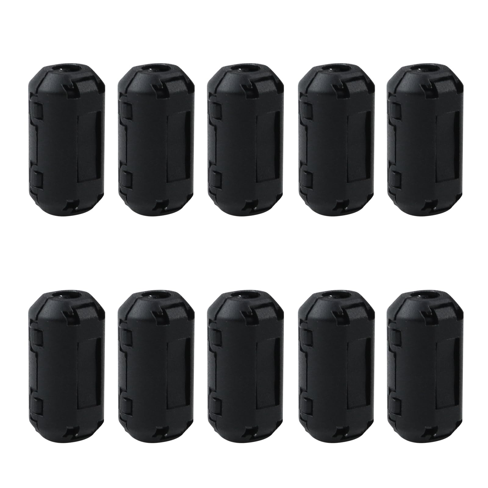 T Tulead Ferrite Chokes Noise Suppressor Cable Clips Ferrite Bead 3Mm Snap On Ferrite Clips Ring Core Pack Of 10