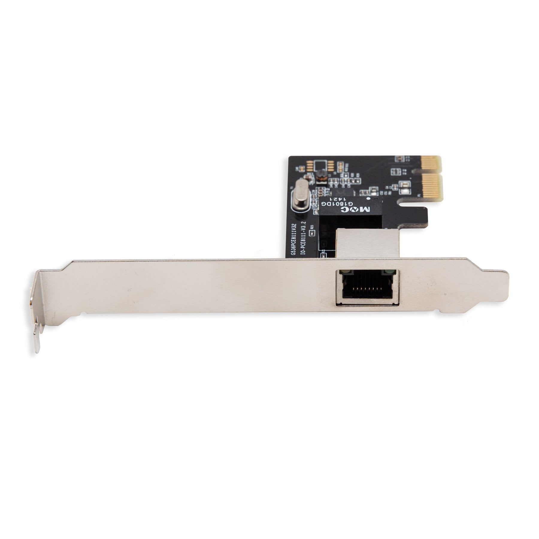 I/O Crest Single Gigabit Ethernet Pci Express 2.1 Pci-E X1 Network Interface Card (Nic) 10/100/1000 Mbps Realtek Rtl8111F Chipse
