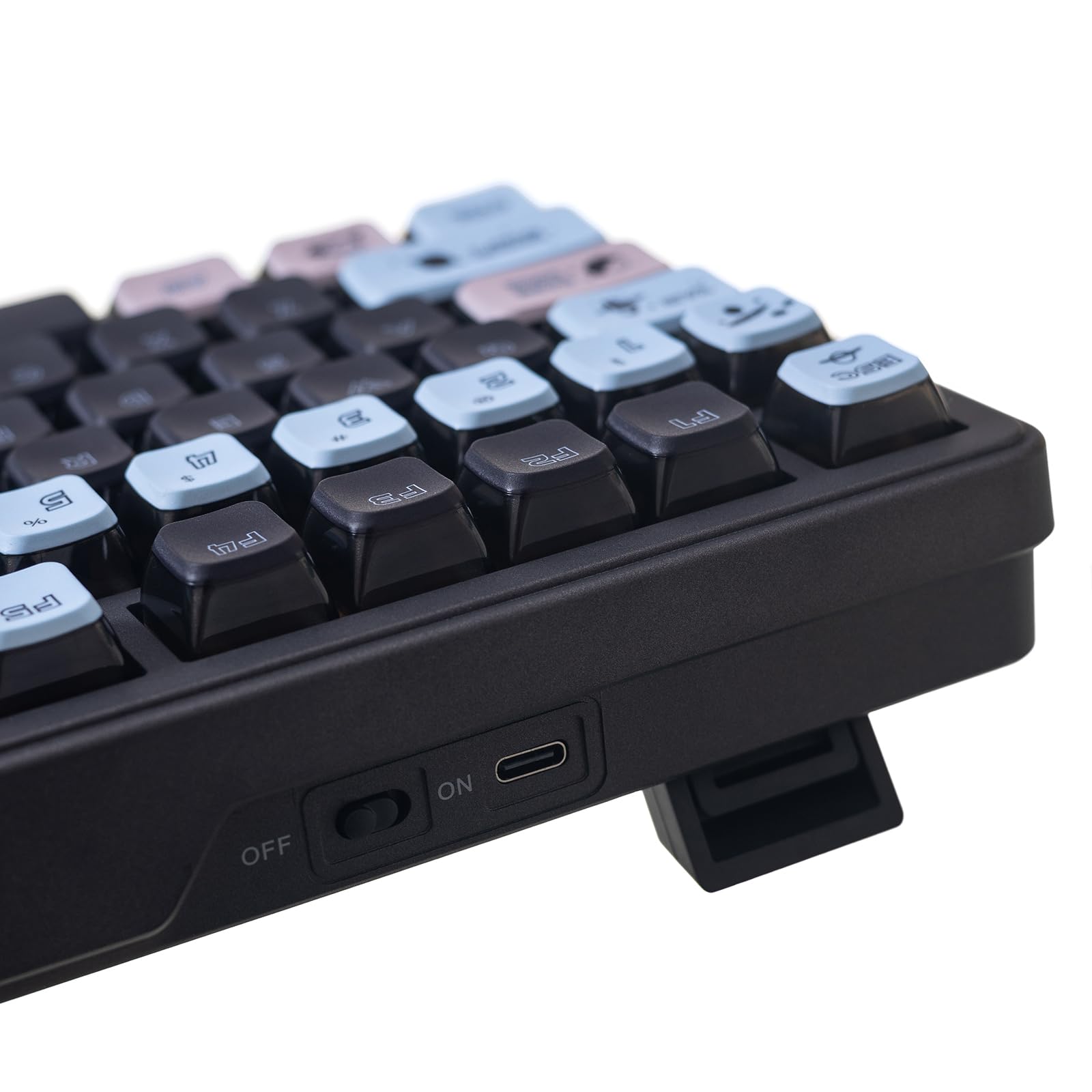 GK GAMAKAY LK75 75% Mechanical Keyboard, Bluetooth 5.0, RGB Hot Swap, Mercury Switch, Polycarbonate Keycaps, 83 Keys