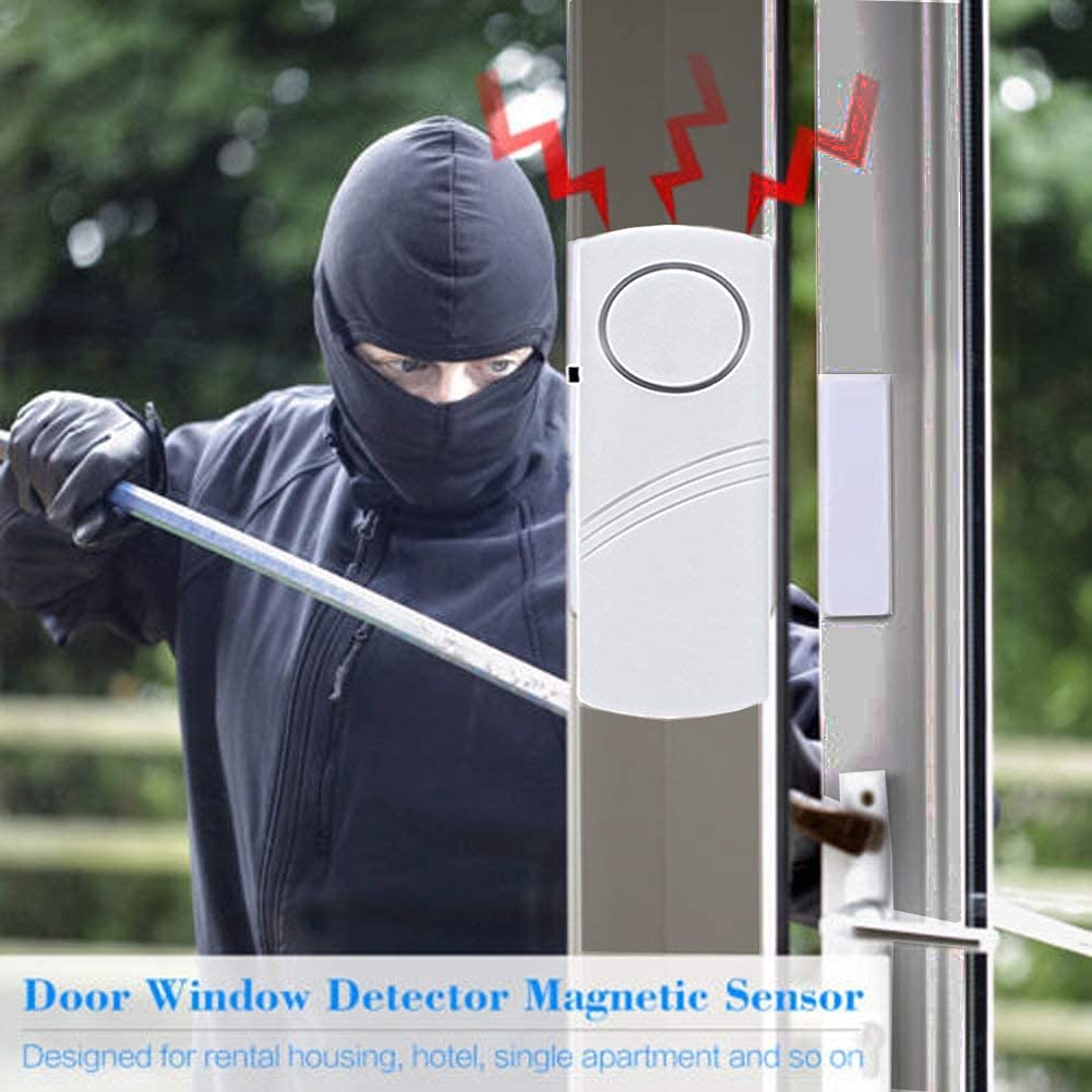 10 Pack Window Door Alarm, Door Alarms For Kids Safety, Alarm System For Home Security, Door Open Alarm Sensors For Home, Bedroo