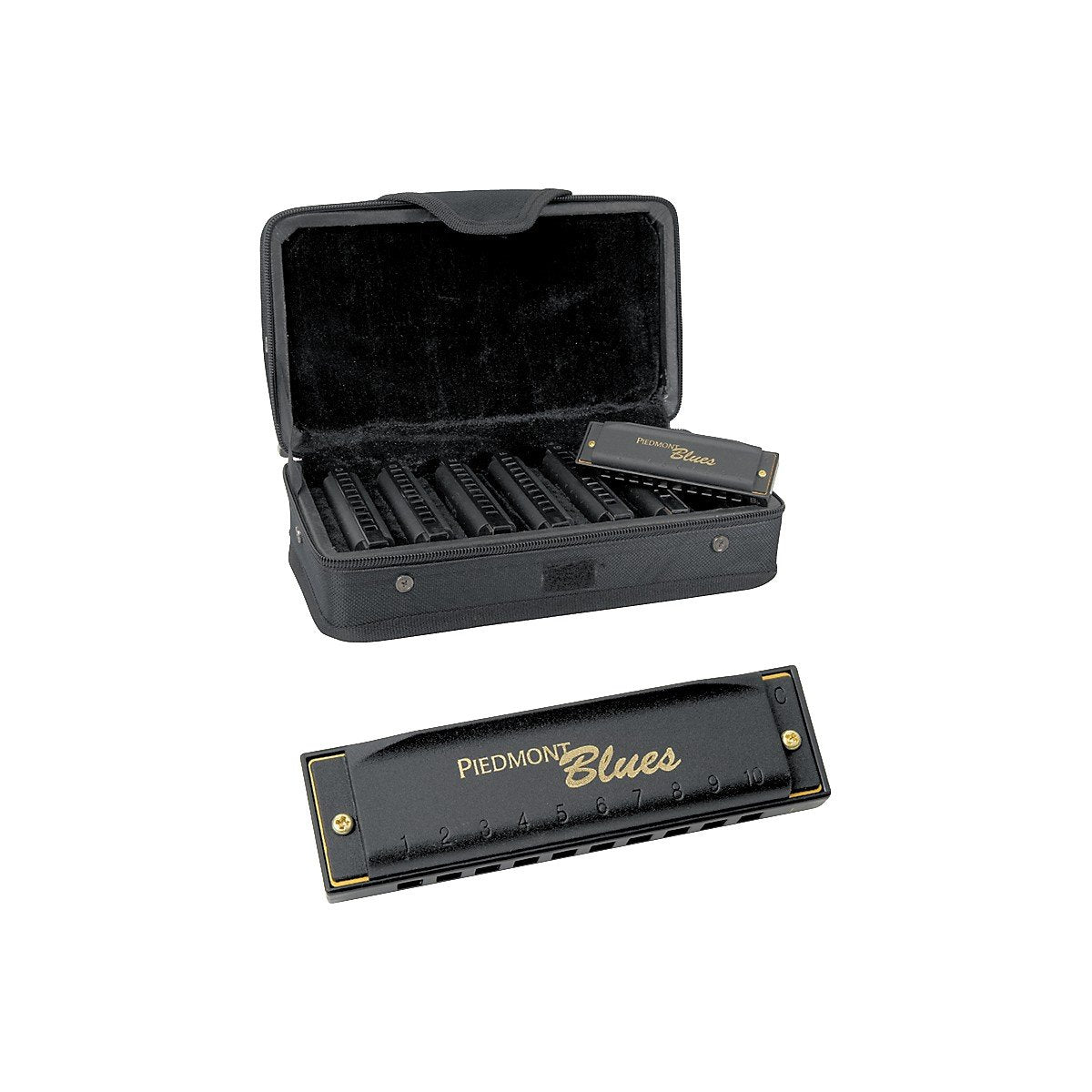 Hohner Pbh7 Piedmont Blues Harmonica Set   7 Pack