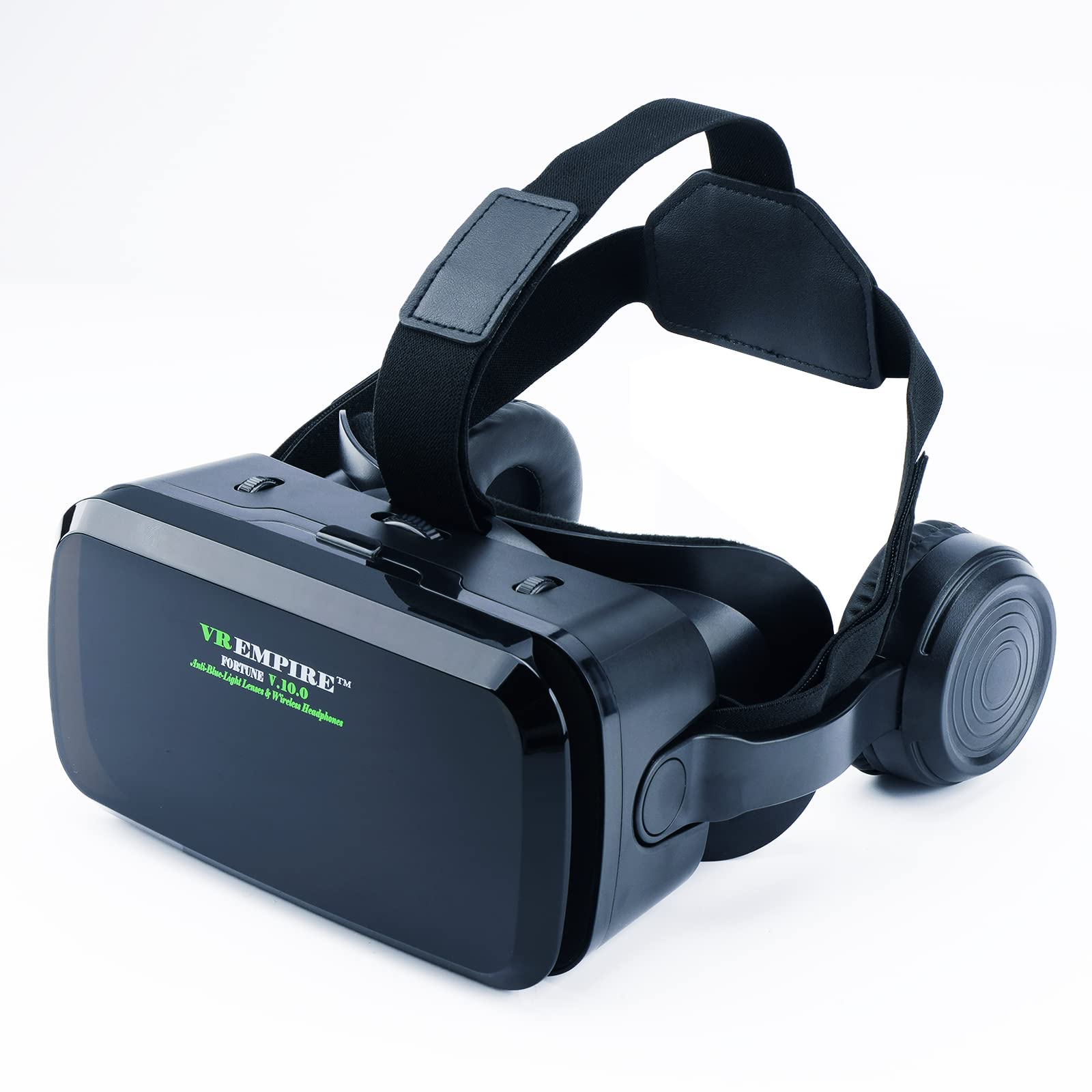 Vr Headset Virtual Reality Headset 3D Glasses With 120Fov, Antibluelight Lenses, Stereo Headset, For All Smartphones With Leng