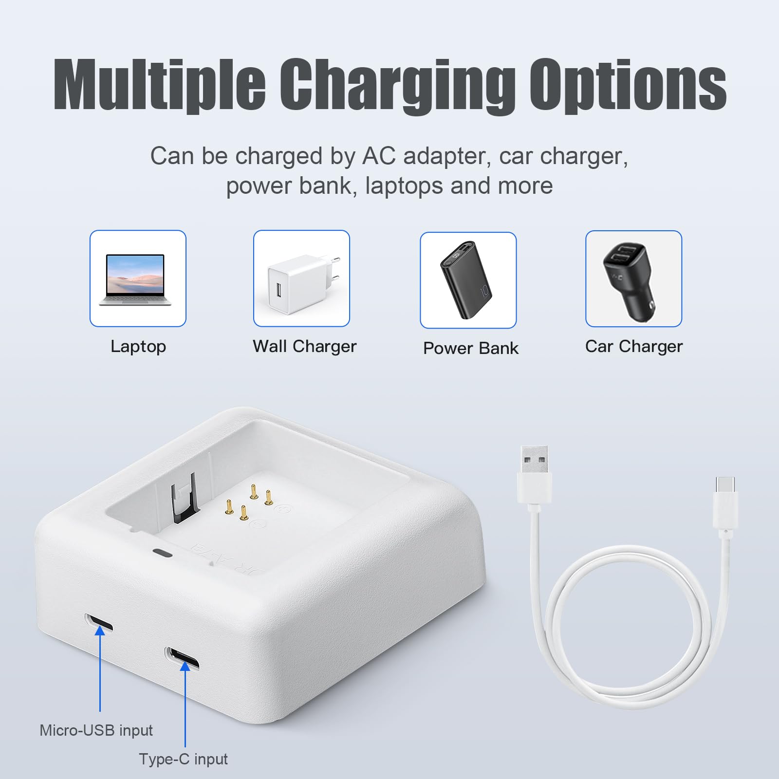 Topwowe A 7A Xl Extended Battery Replacement 14000Mah With Charger Compatible With Arlo Pro 3 Floodlight, Arlo Go 2, Arlo Pro 3/
