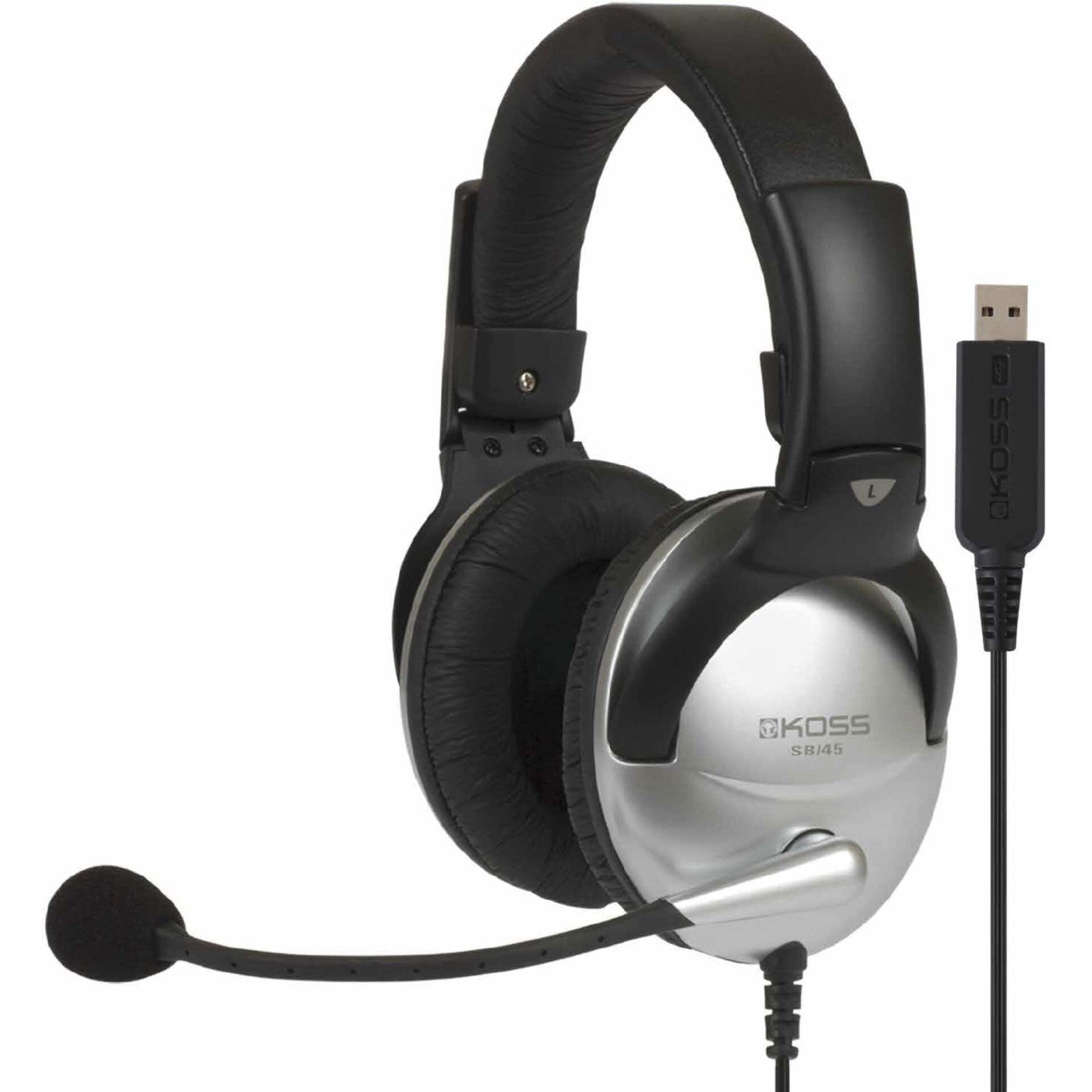 Koss Multimedia Stereo Headphone With Usb Plug (Sb45 Usb)