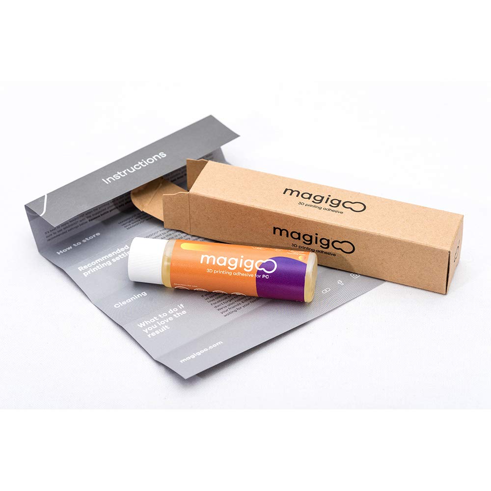 Magigoo Mpc2018 3D Printer Adhesive Glue, Reduces Warping For Polycarbonate Filament On Flex Plate, Glass, Pei, Buildtak, Kapton