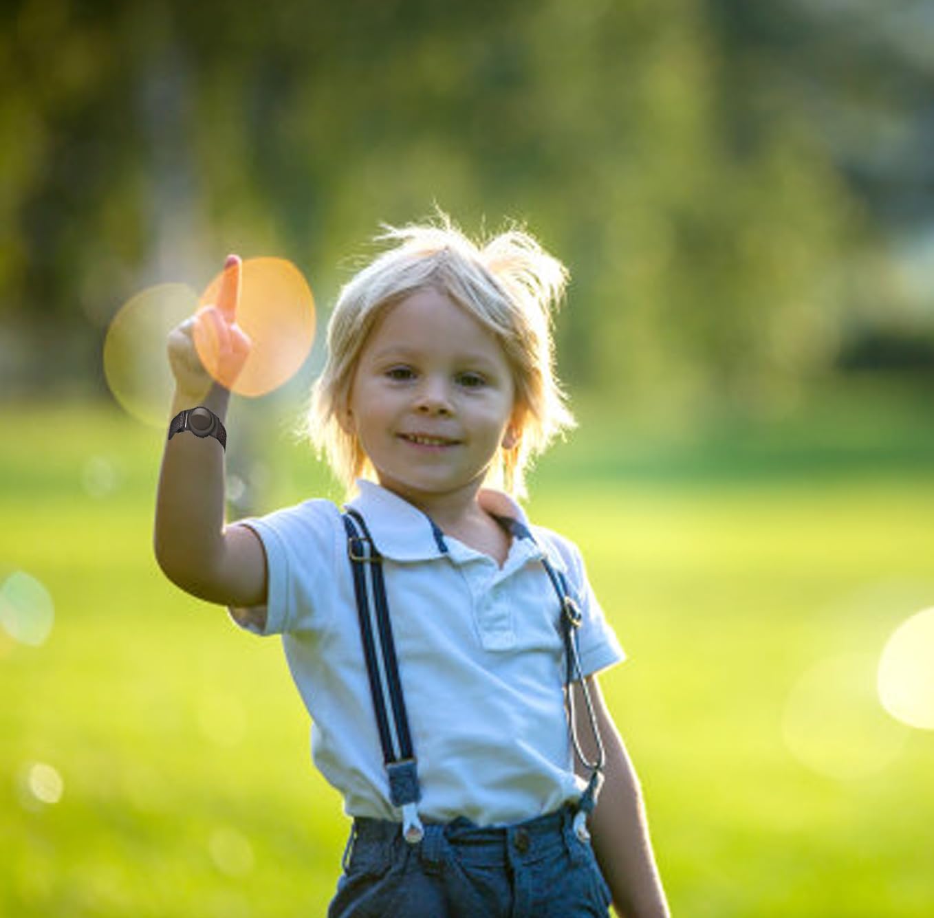 Eglanclifm Gps Tracker For Kids (Ios Only), Teen, Special Needs, And Elderly   Real Time Mini Locator Watch Band With No Monthly