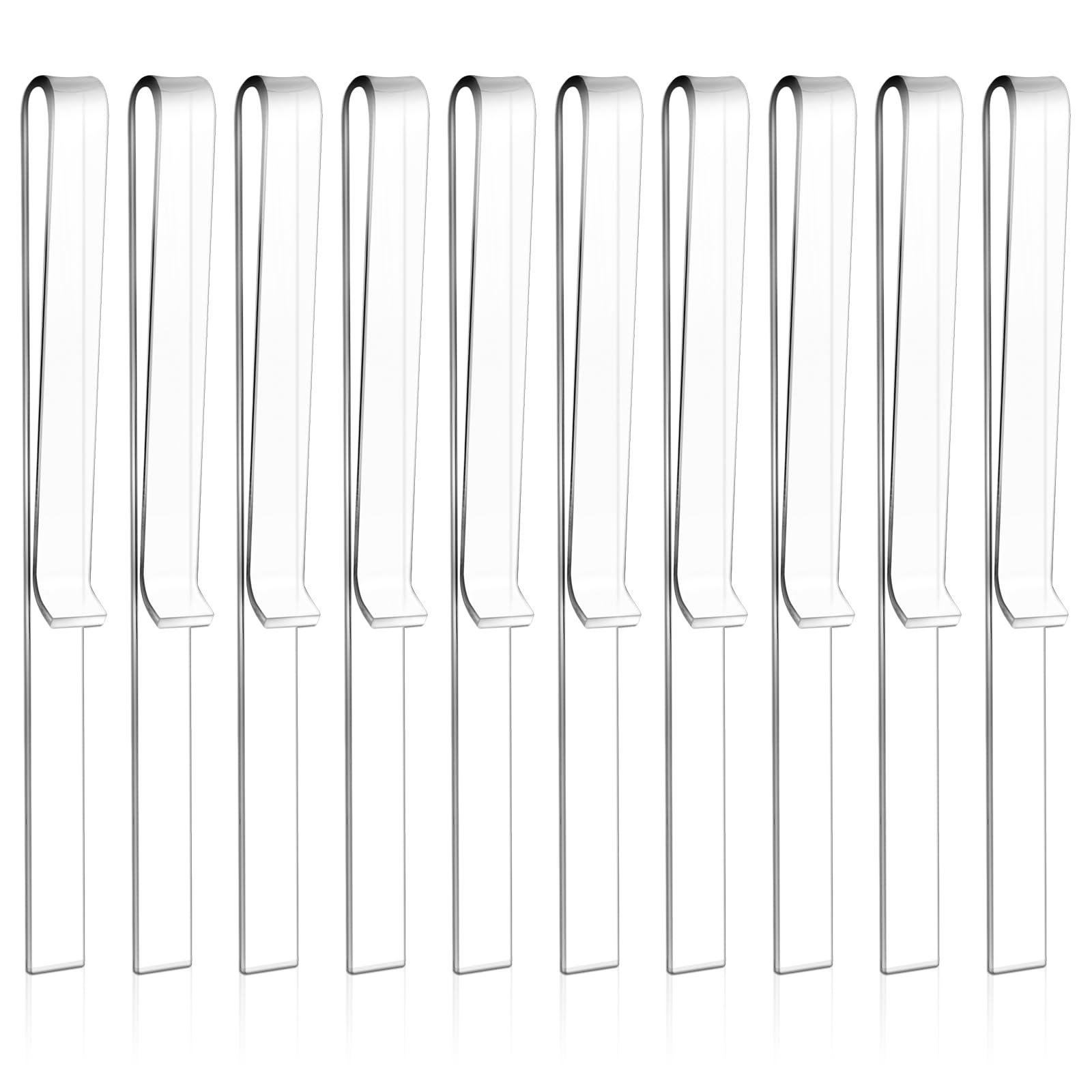 10 Pcs Music Stand Clips, Clear Acrylic Music Book Stand Page Holder Clip Piano Book Holder Clips for Wind for Musician Composer