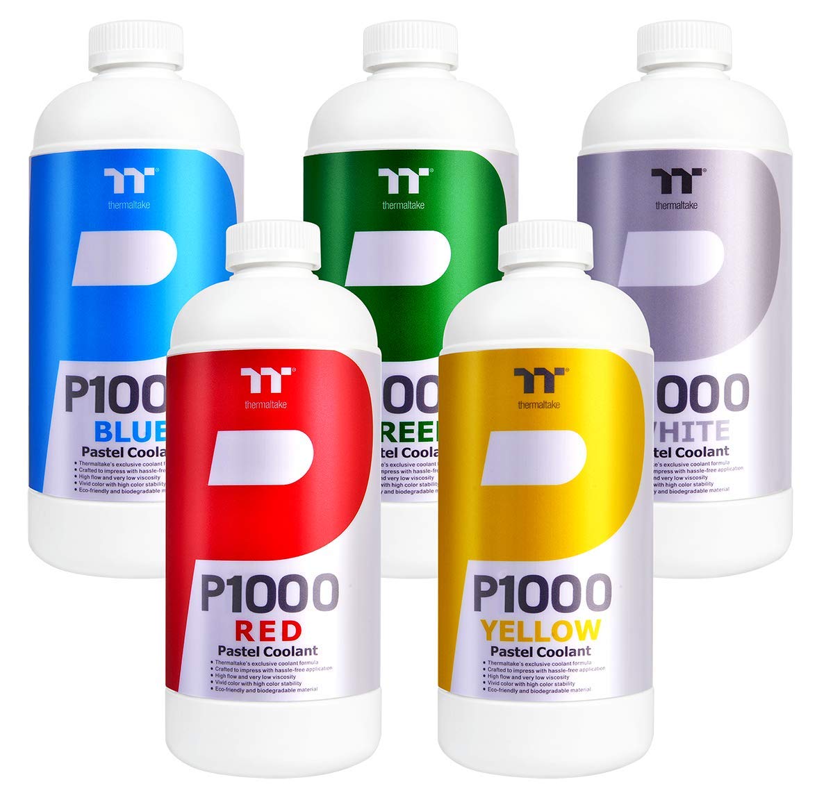 Thermaltake P1000 1000Ml New Formula White Pastel Water Cooling Solution Anti Corrosion Anti Freeze Minimize Airlock Cl W246 Os0