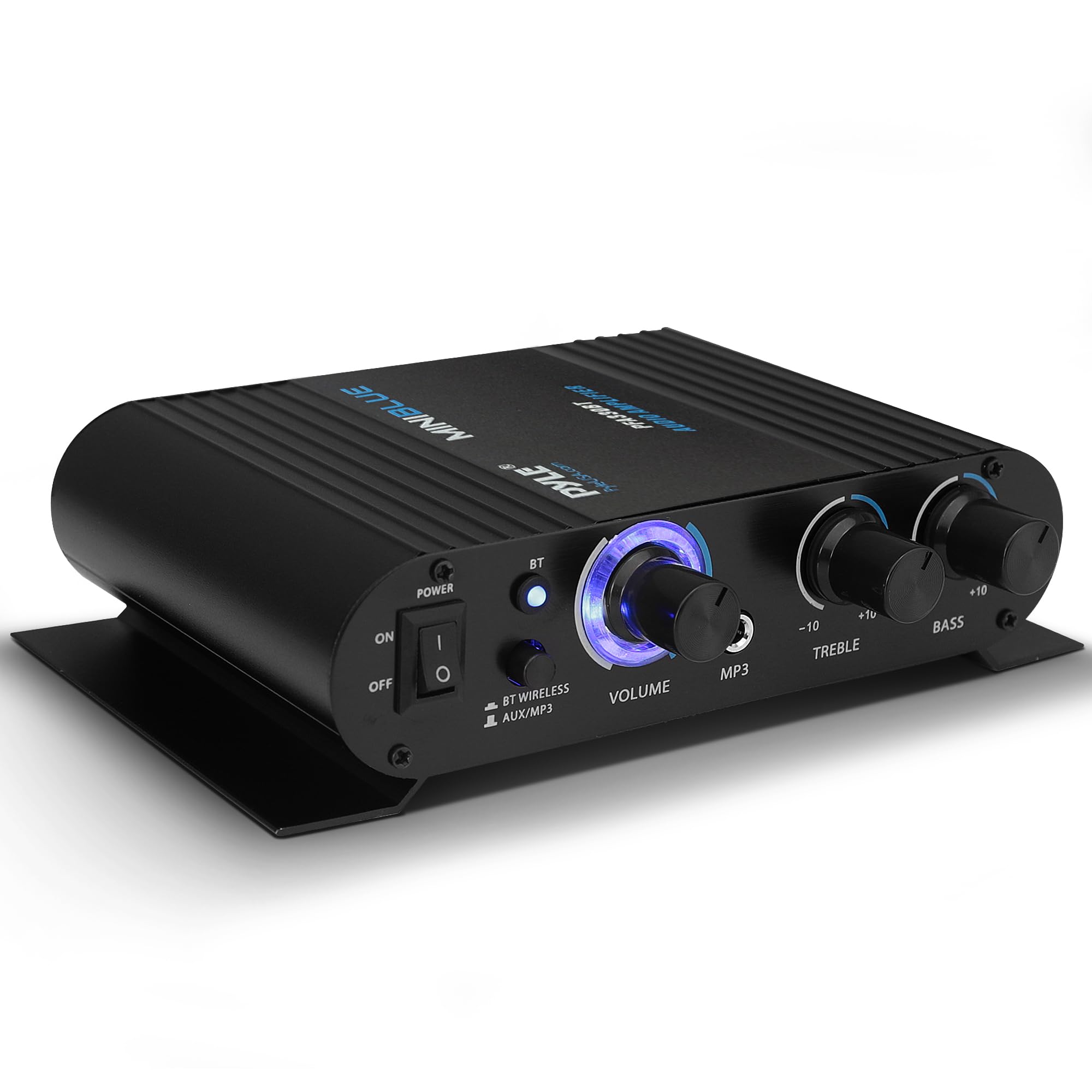 Pyle Home Pfa330Bt 90 Watt Mini Blue Series Compact Bluetooth Amp (Pylpfa330Bt)
