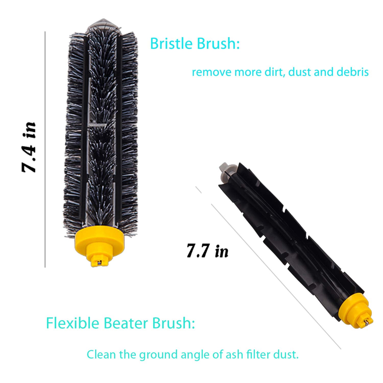 I Clean Irobot Roomba 675 Replacement Parts, Robot Vacuum Parts Fit For Roomba 690 675 650 605 680 660 595 585 564 552 Robotic V