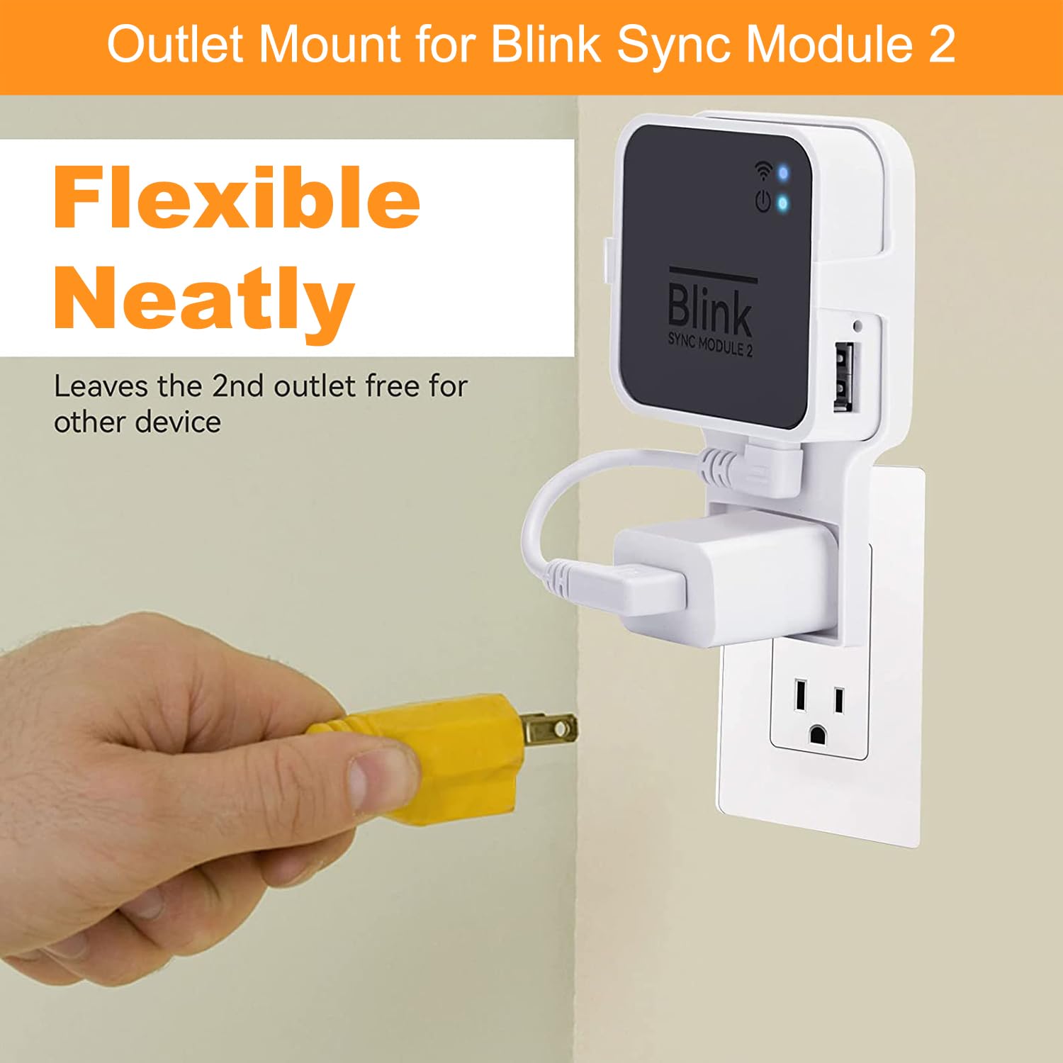 3Pack Blink Outdoor Camera Mount, 360 Degree Adjustable Wall Mount Bracket And Weatherproof Protective Housing Compatible With Blink Outdoor (3Rd Gen)/4 (4Th Gen), With Blink Sync Module 2 Mount