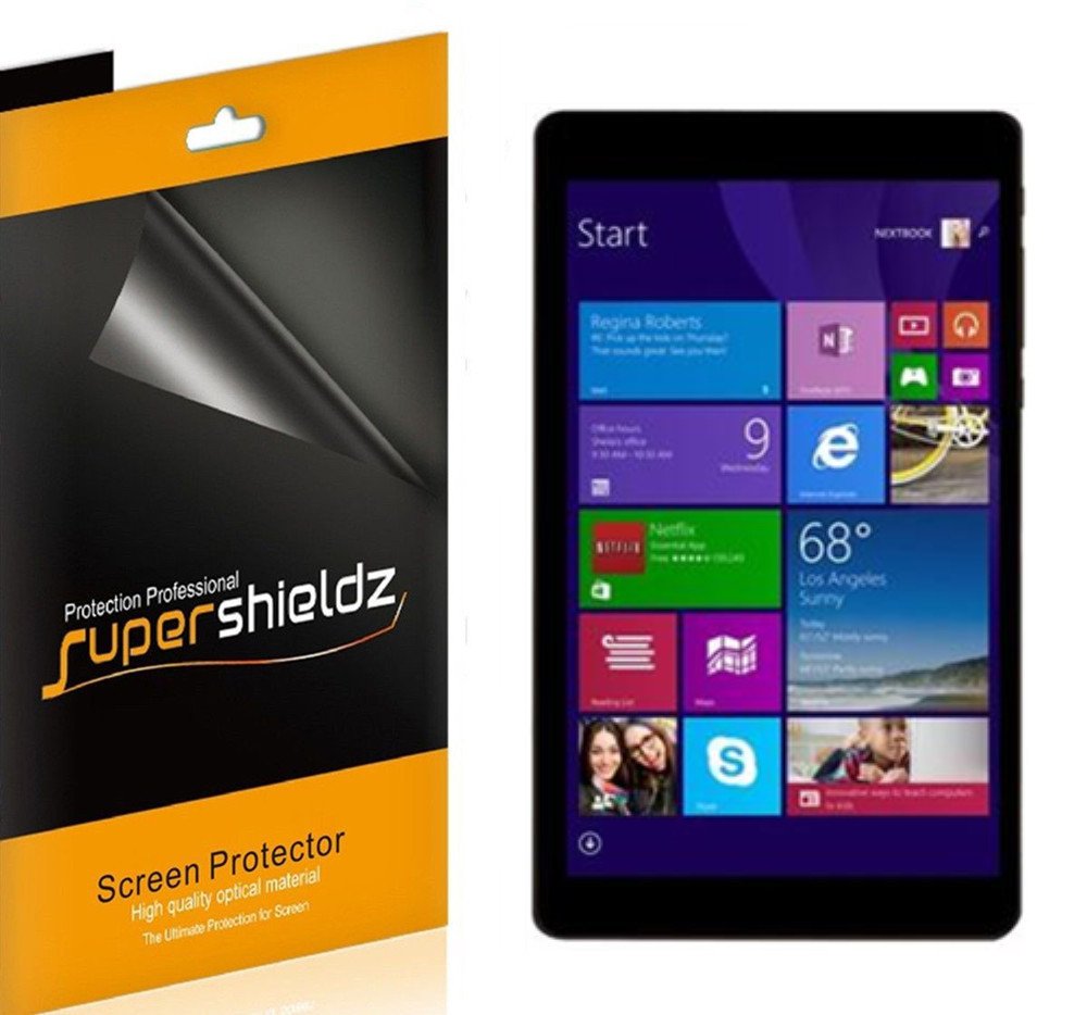 Supershieldz (3 Pack) Designed For Nextbook 8 Inch Quad Core Windows 8.1 Tablet (Nxw8Qc16G) Screen Protector, High Definition Cl