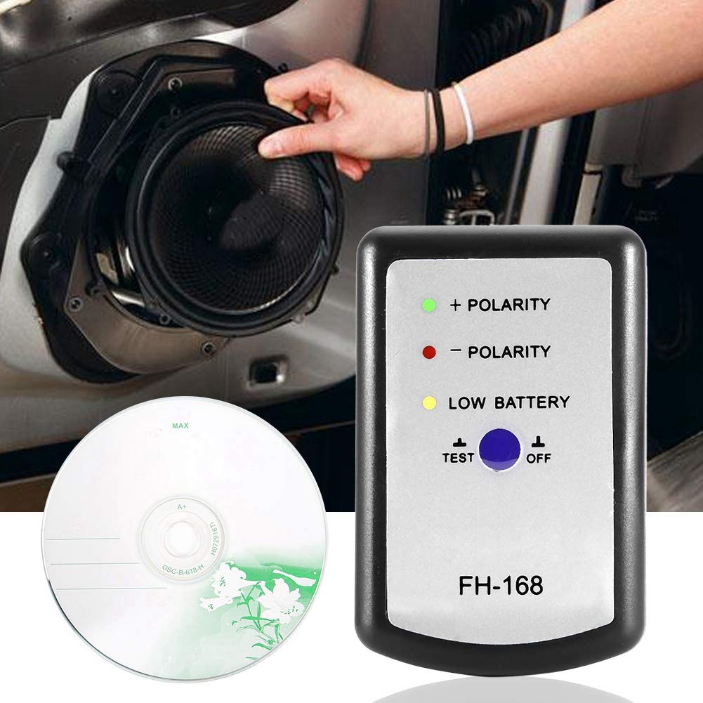 For Fh 168 Speaker Polarity Tester Speaker Tester,Auto Car Audio Speaker Horn Tester Phase Meter Phasemeter