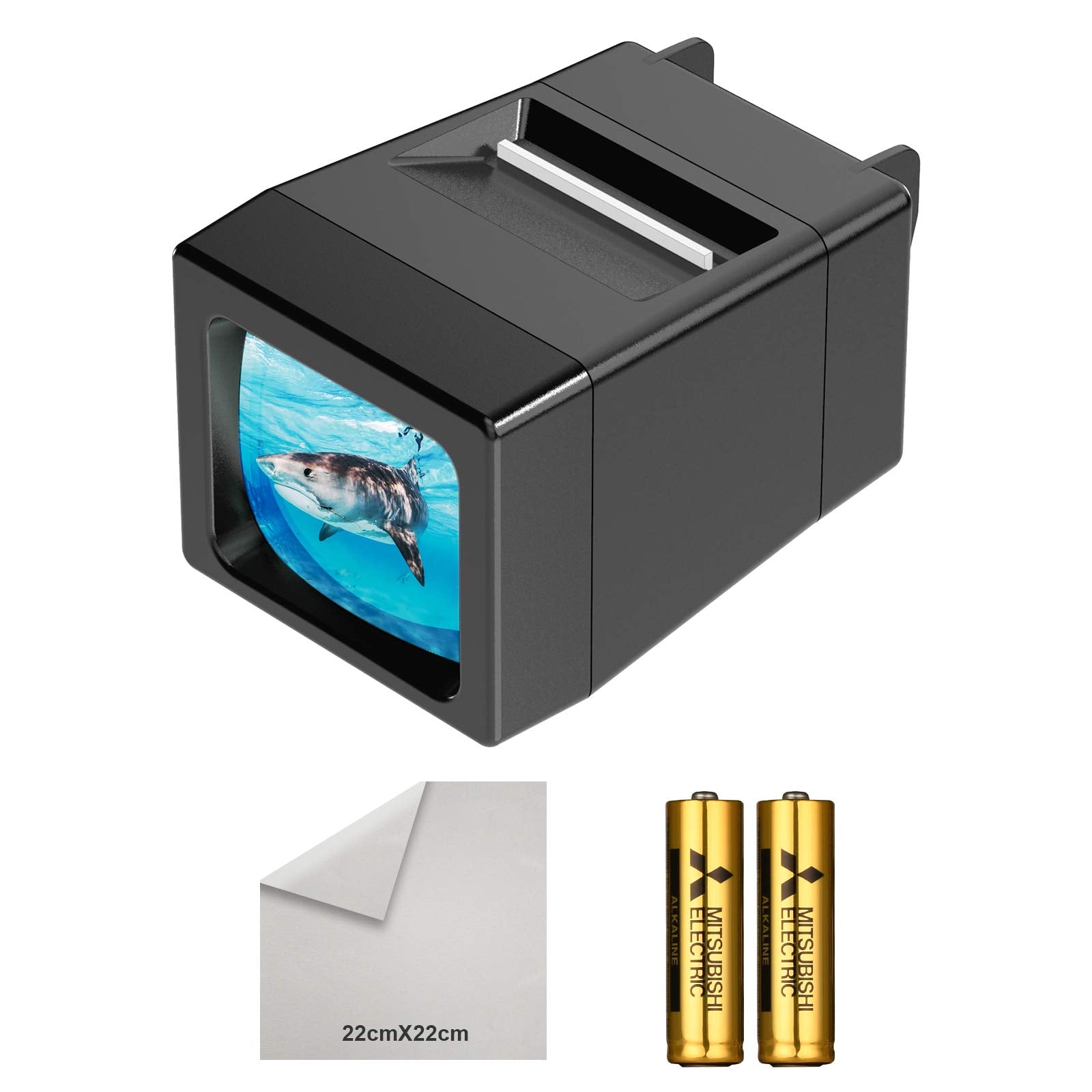 Led Lighted Illuminated 35Mm Slide Viewer(2Aa Batteries Included)