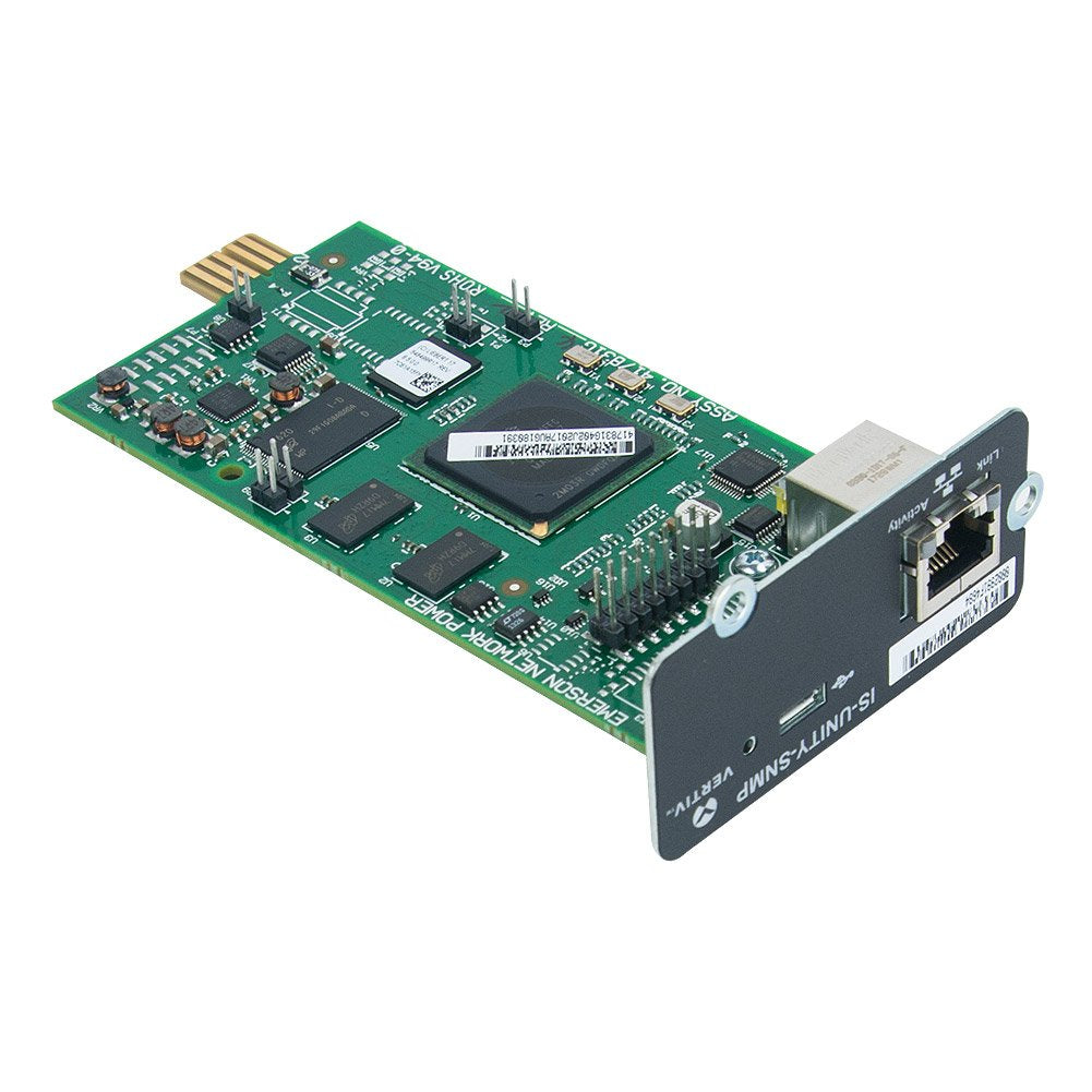 Liebert Vertiv Intellislot Unity   Snmp   Network Card | Remote Monitoring, 1.5'' X 3'' X 5.2'' (Is Unity Snmp)