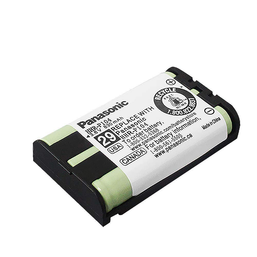 Eocik 2Pack Hhr P104 3.6V 830Mah Ni Mh Rechargeable Battery For Cordless Phone Replacement Batteries For Panasonic