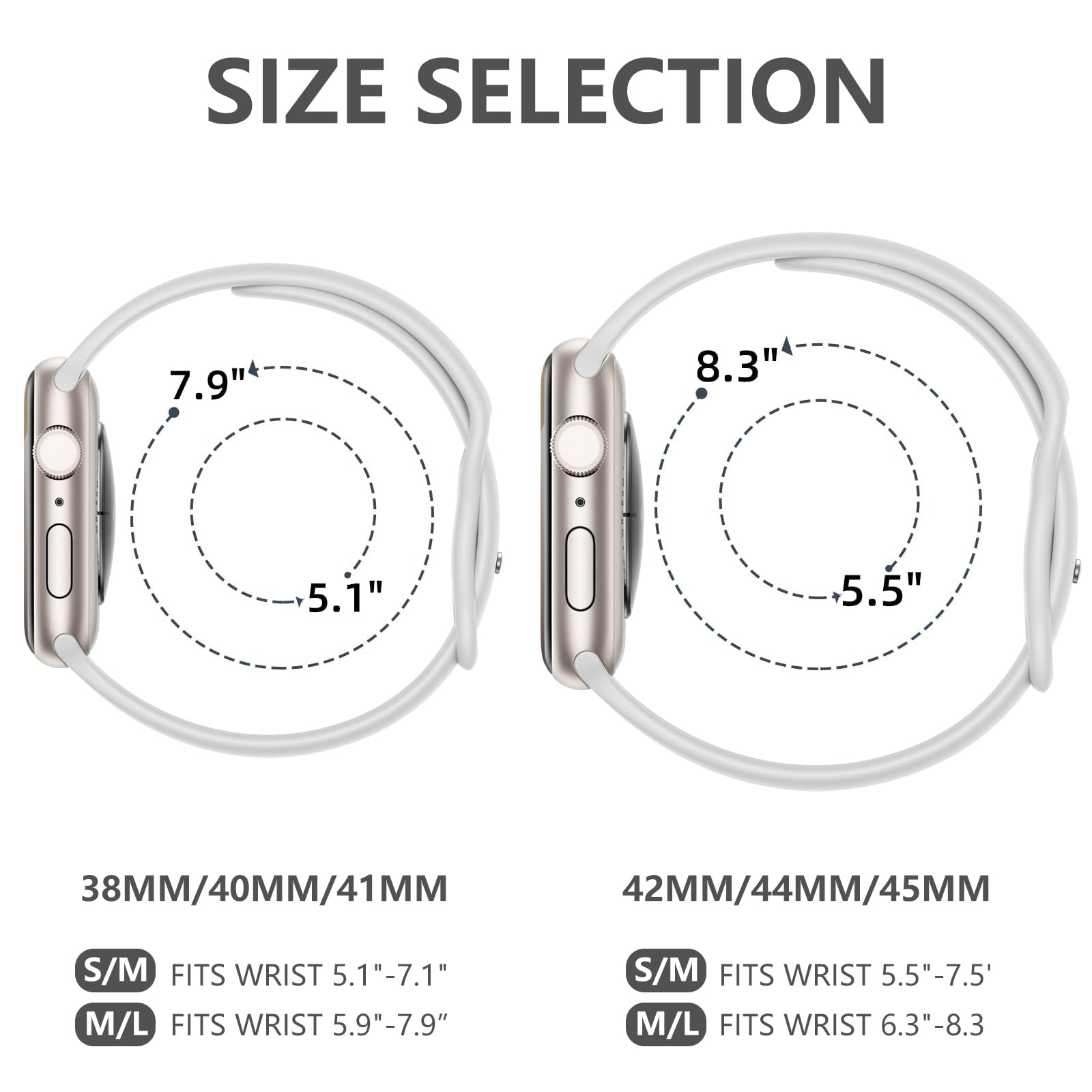 Imivio Sport Band Compatible With Iwatch Bands For Women 38Mm 40Mm 41Mm 42Mm 44Mm 45Mm 49Mm For Women Men, Soft Silicone Waterpr