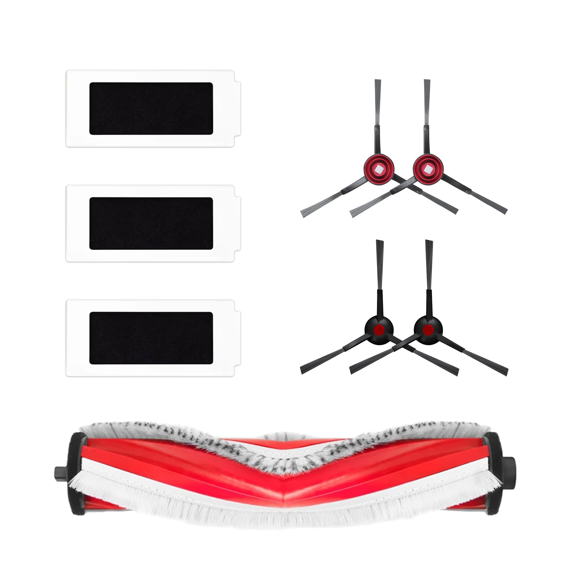 Yeedi Accessories Buddy Kit Compatible with C12 PRO PLUS/C12 PLUS/C12 Robot Vacuum Cleaner, Include ZeroTangle 1.0 Main Brush (1