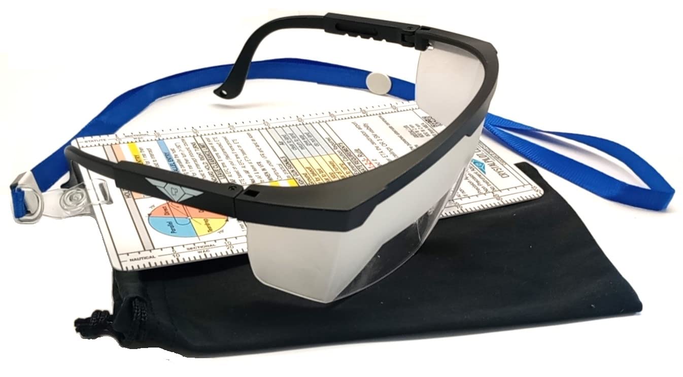 Crystal Pilot Certified Ifr Training Glasses/View Limiting Device For Aviation With Ifr Placard. Used For Simulating Instrument