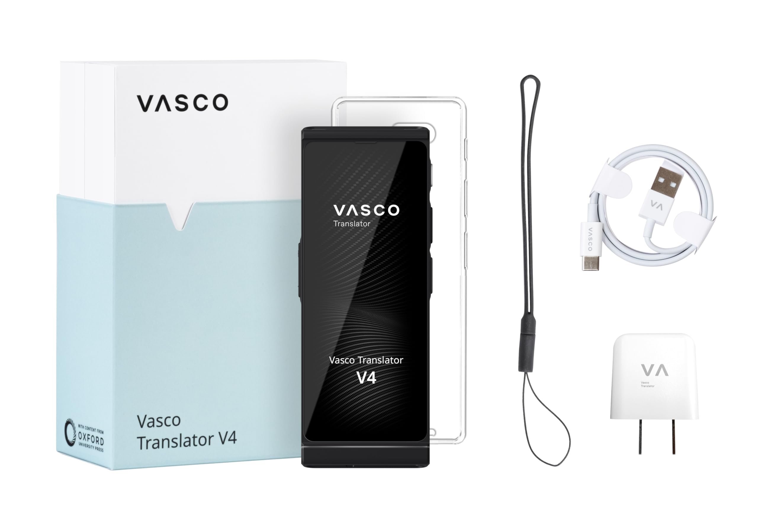 Vasco V4 Language Translator Device | 108 Languages | Free Lifetime Internet In Almost 200 Countries | Ruby Red