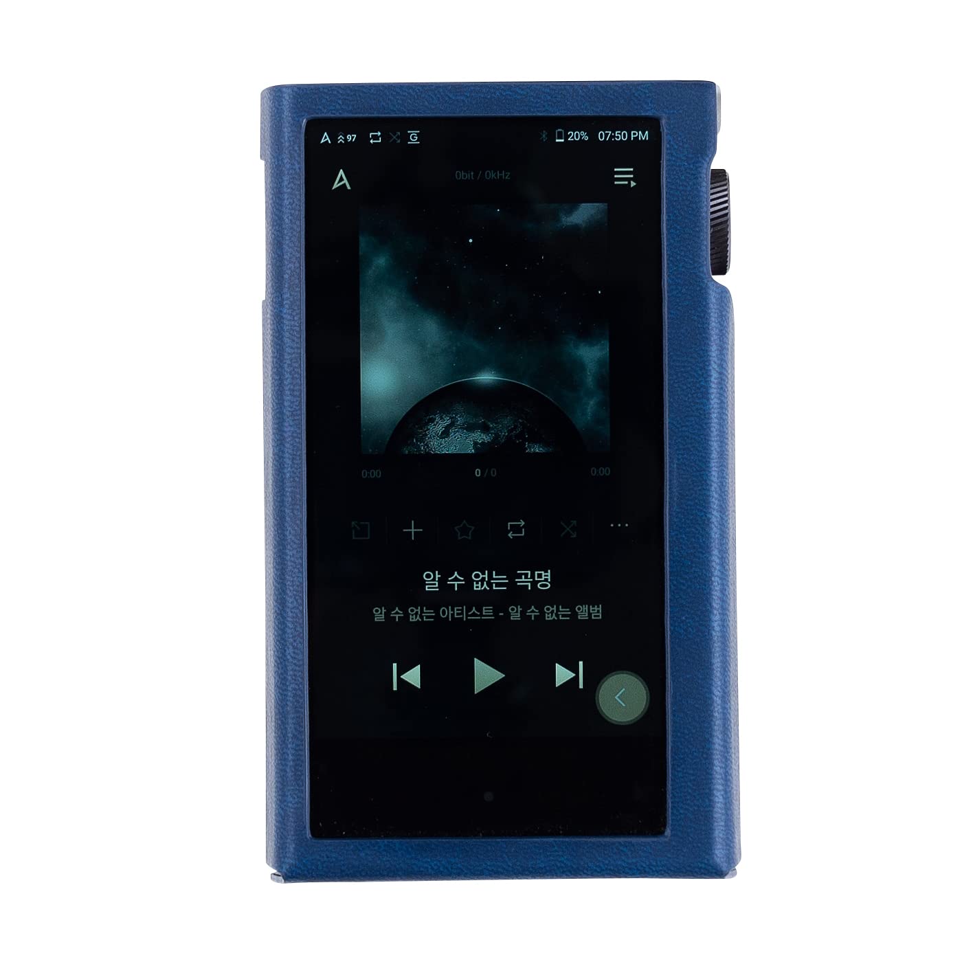 Miter Case Miter Case Compatible For Astell&Kern Kann Max , Hand Crafted Pu Leather Case Cover For Kannmax (Navy)