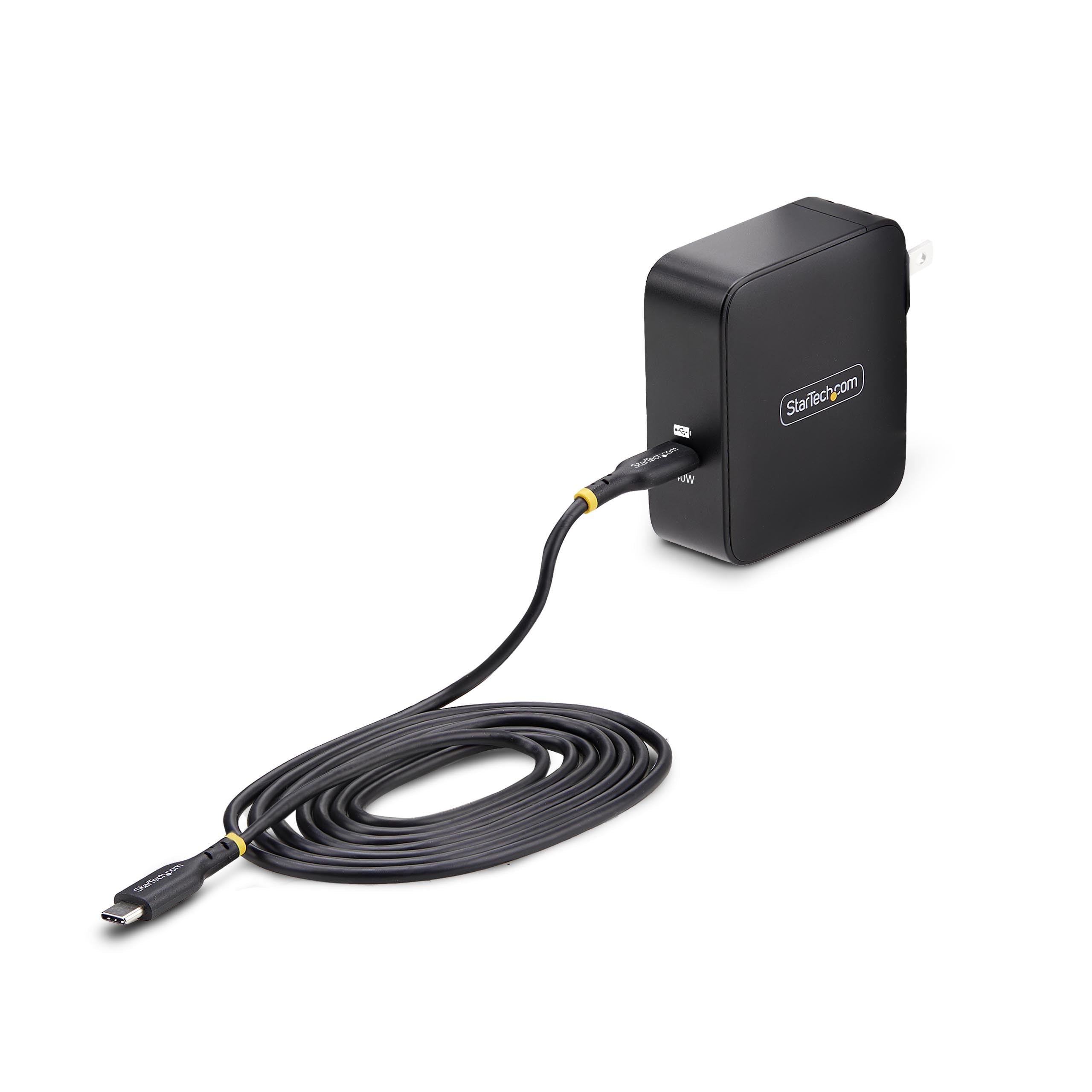 StarTech.com 140W USB-C Wall Charger, USB-IF Certified, Single USB-C, PD 3.1 Portable GaN Charging, Power Adapter for MacBook M3