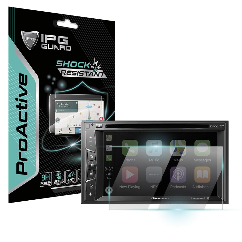 IPG ProActive for PIONEER AVH-1550NEX - 1500NEX, DMH-241EX - 240EX, AVH-241EX, AVH-240EX 6.2 9H Hardness Screen Protector Smooth